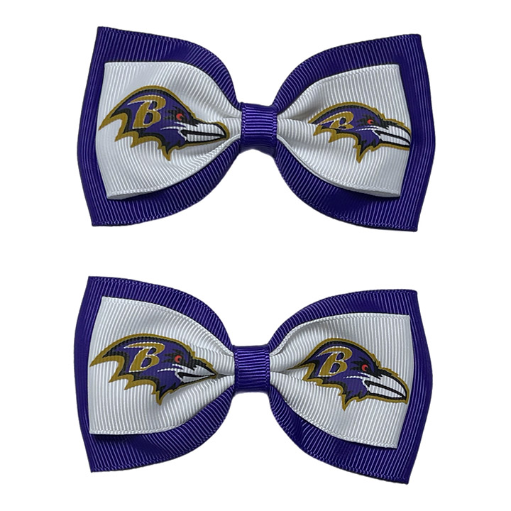 Bow Pair 2 Pack - Baltimore Ravens