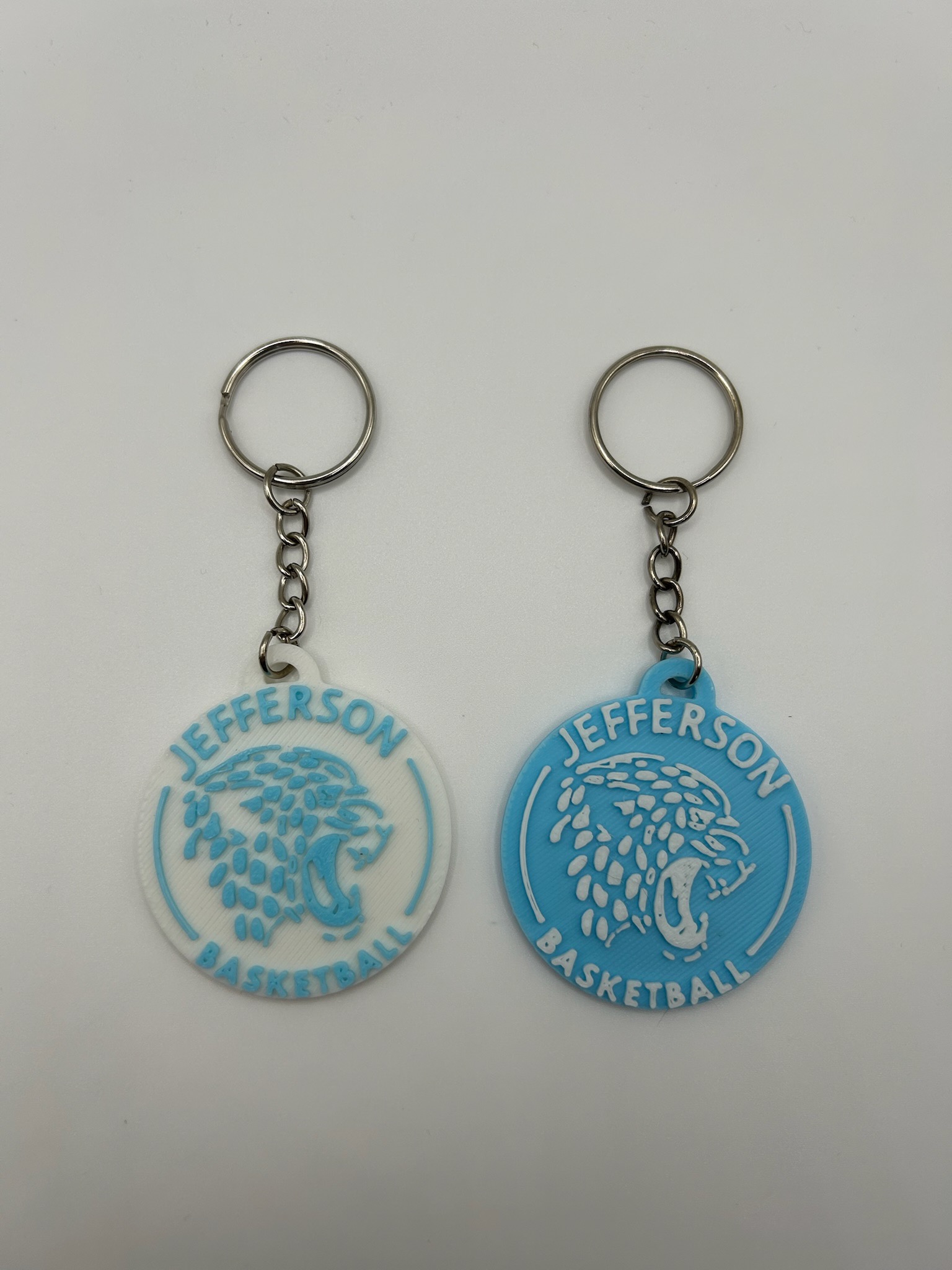 Jefferson Basketball Keychain