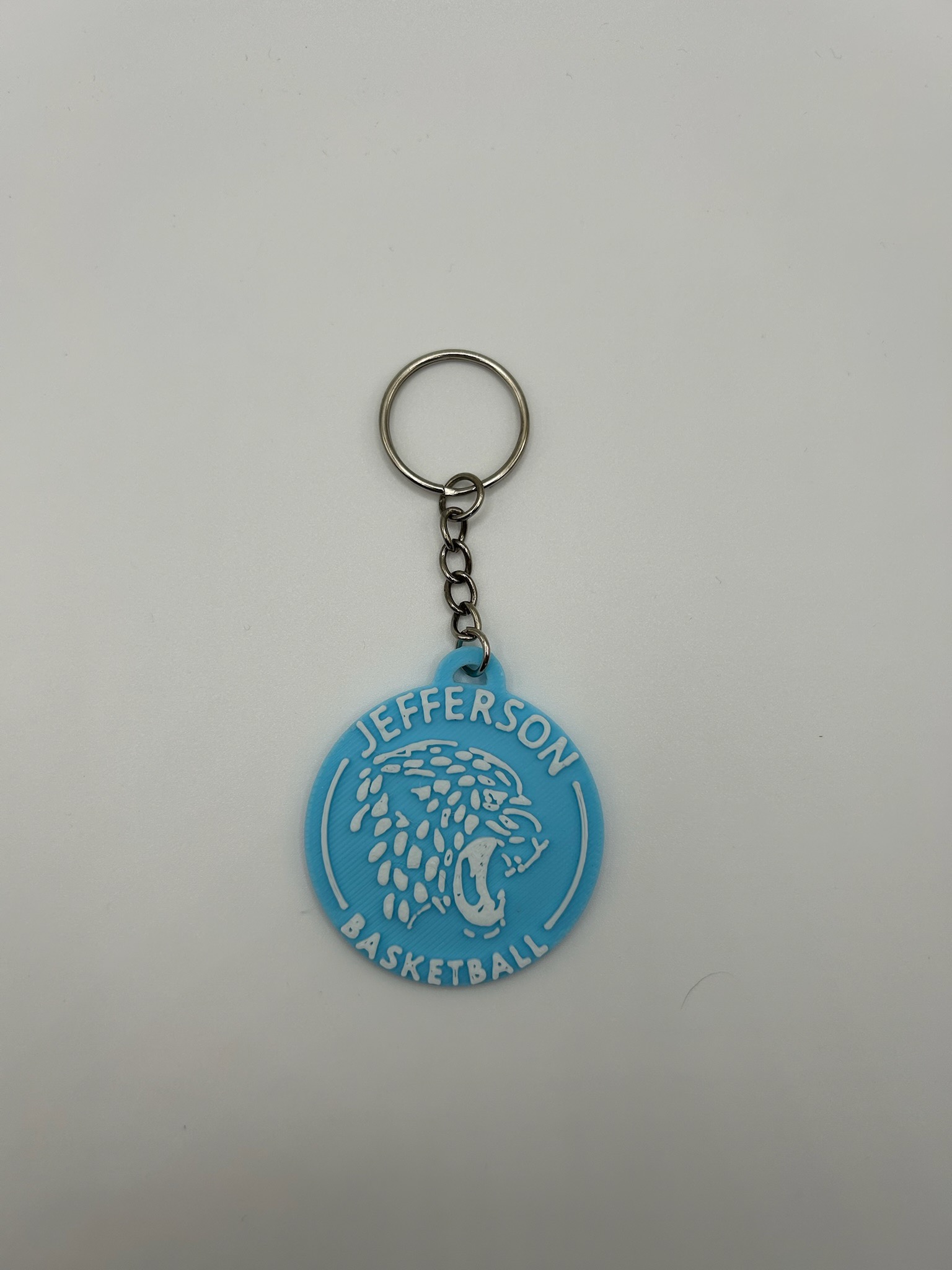Jefferson Basketball Keychain