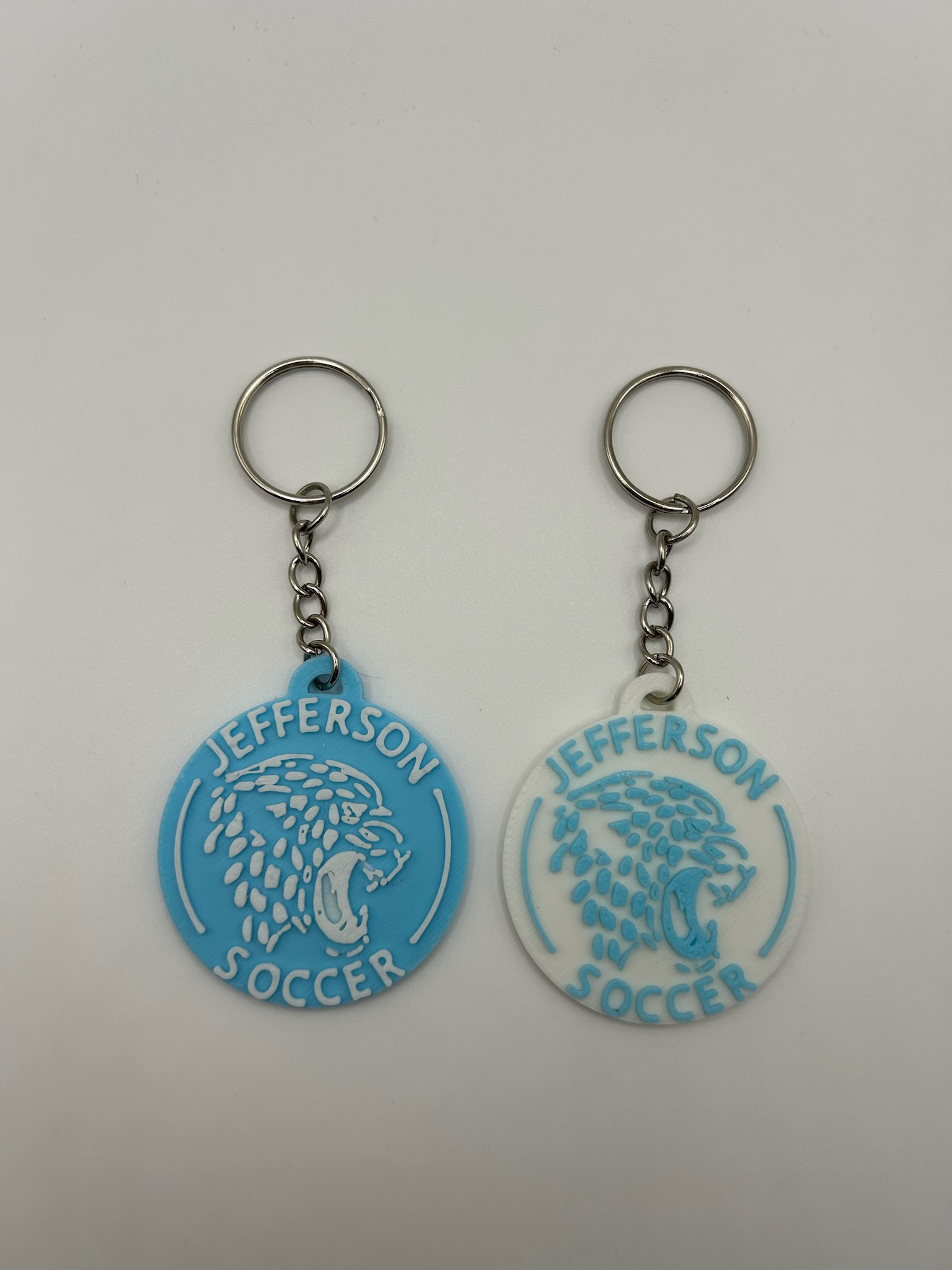 Jefferson Soccer Keychain