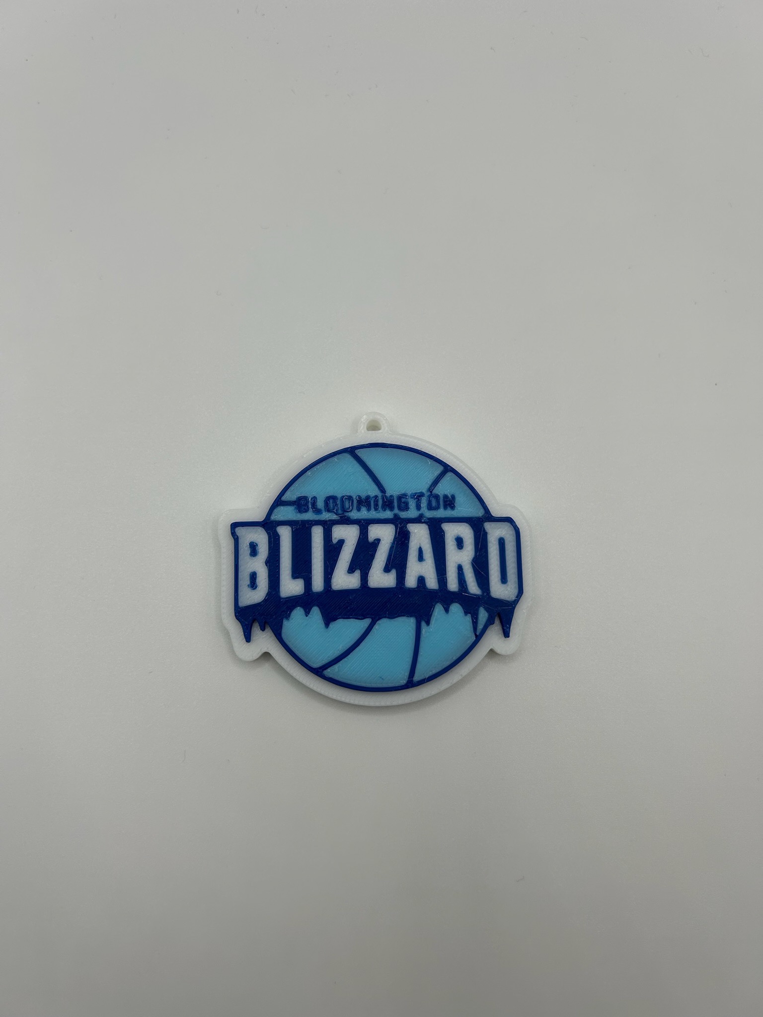 Bloomington Blizzard Keychain - Logo