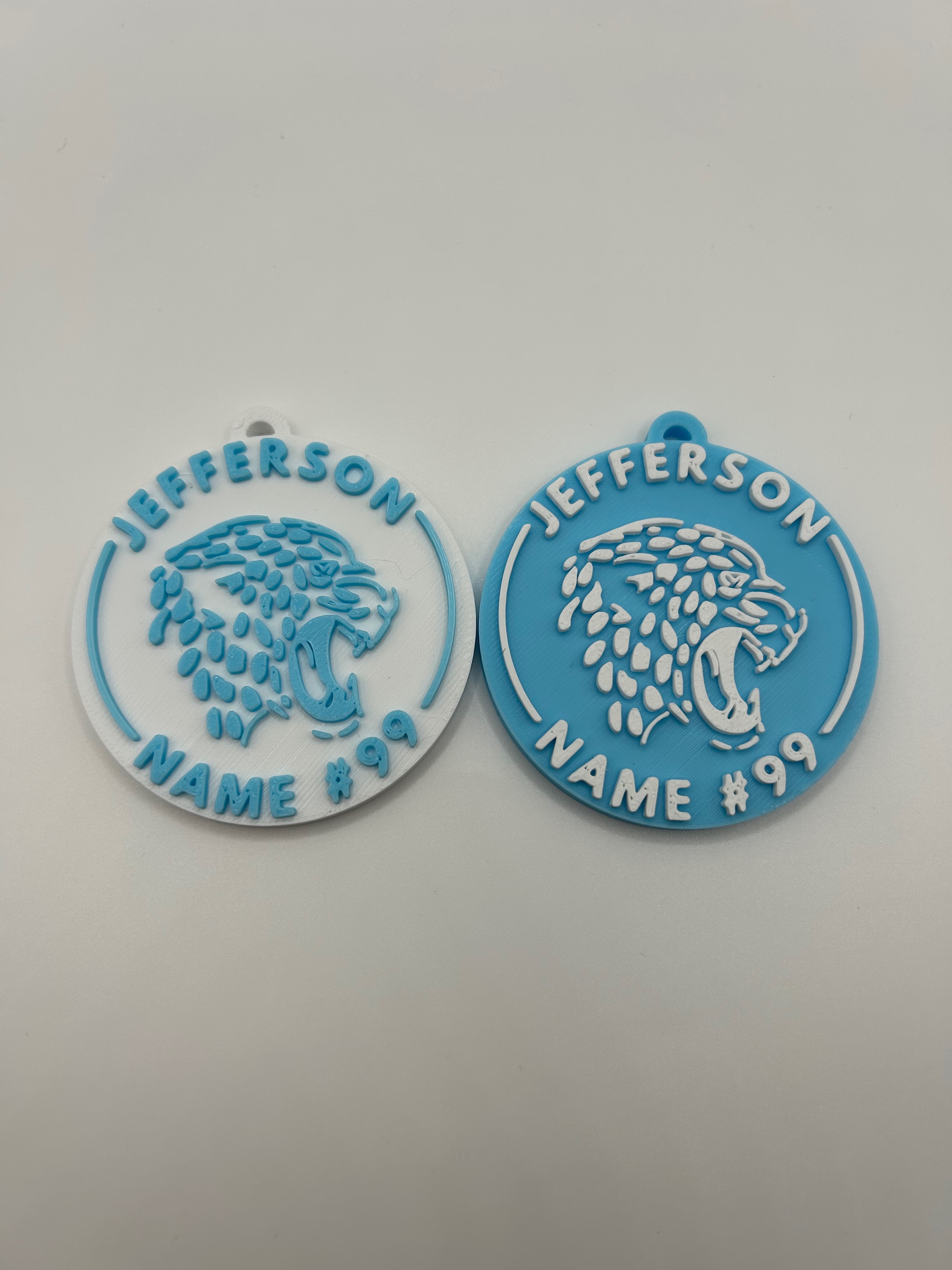 Custom Jefferson Bag Tags