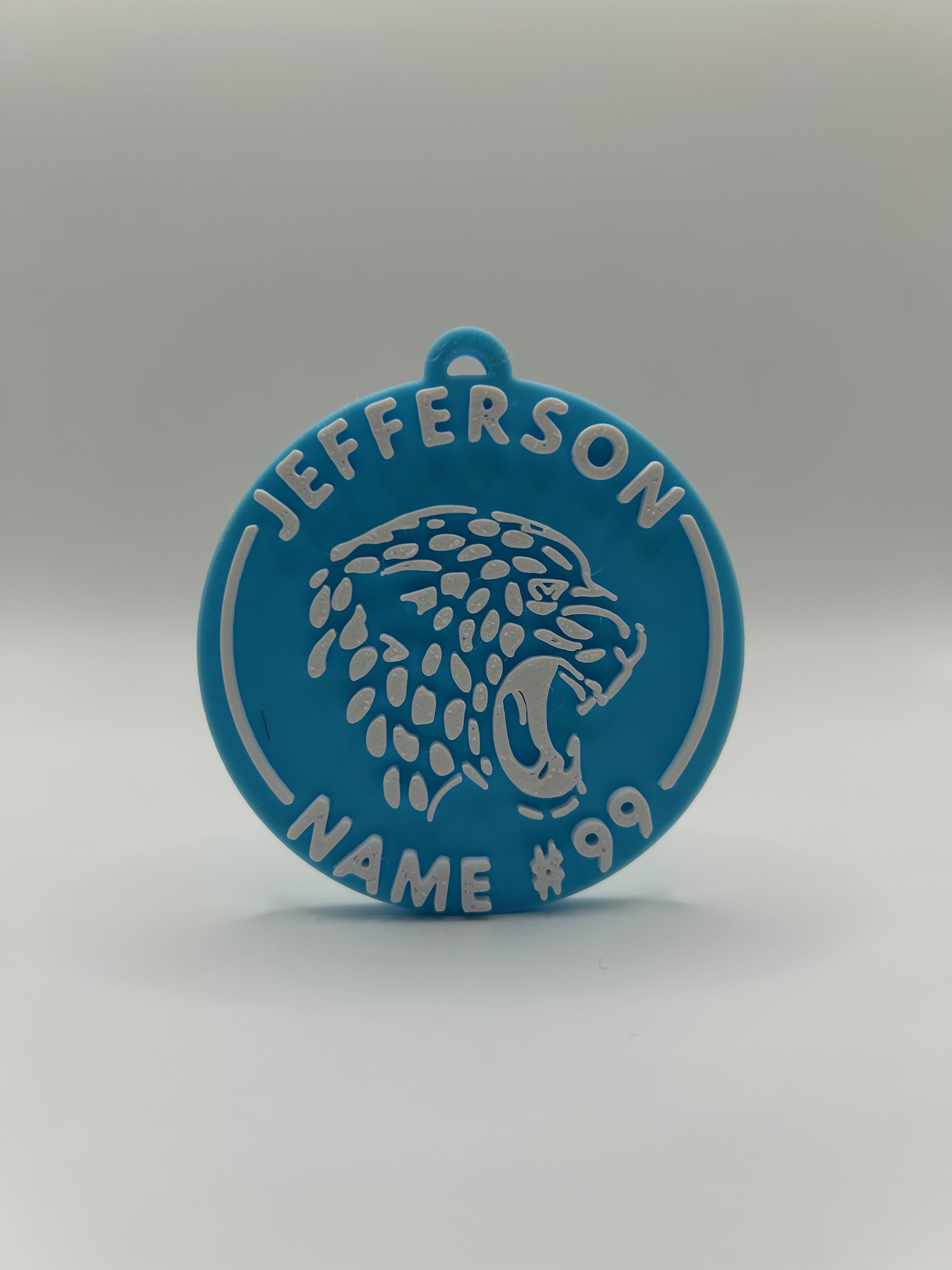 Custom Jefferson Bag Tags