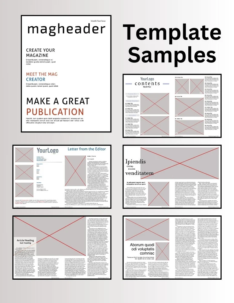 InDesign 120 Page Magazine Template - 8.5 x 11 - Customizable - General Themed