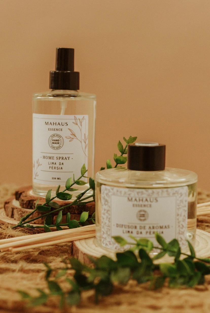 Kit Home Spray e Difusor VIDRO Lima da Pérsia