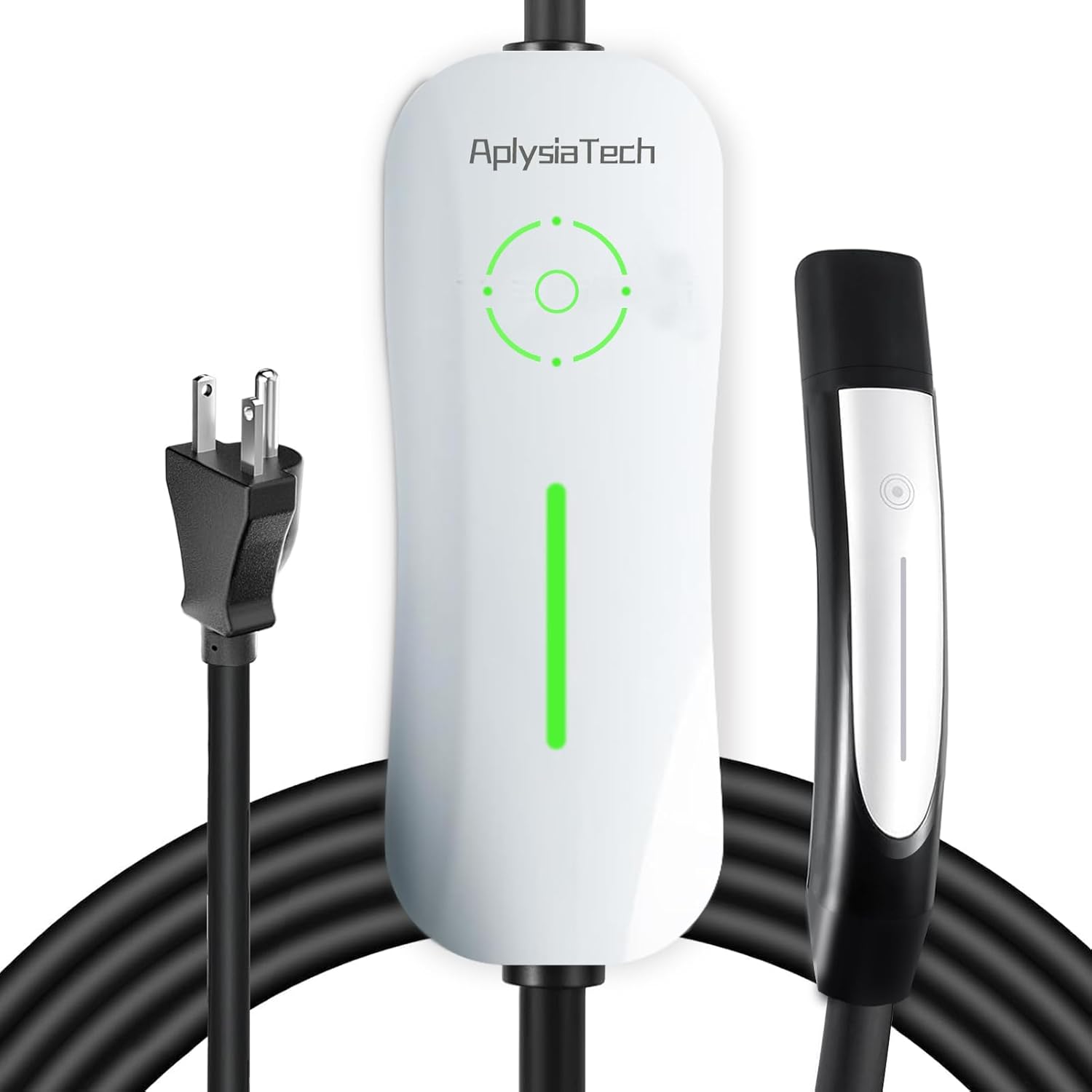 Aplysia Level 1 EV Charger for Tesla(Only), 15A 110V NACS Connector with 21ft Cable