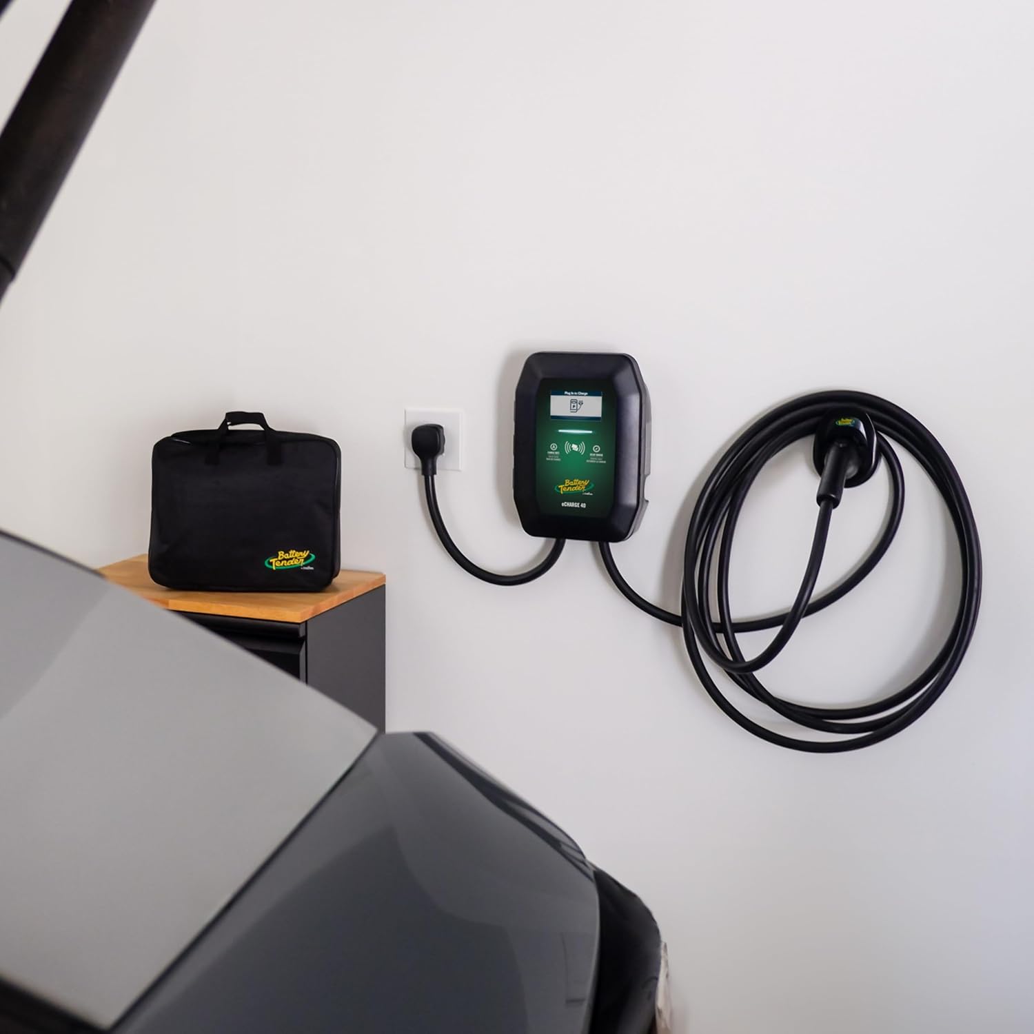 Battery Tender eCharge 40 AMP EV Charger - Level 2 Mounted Indoor Outdoor Fast