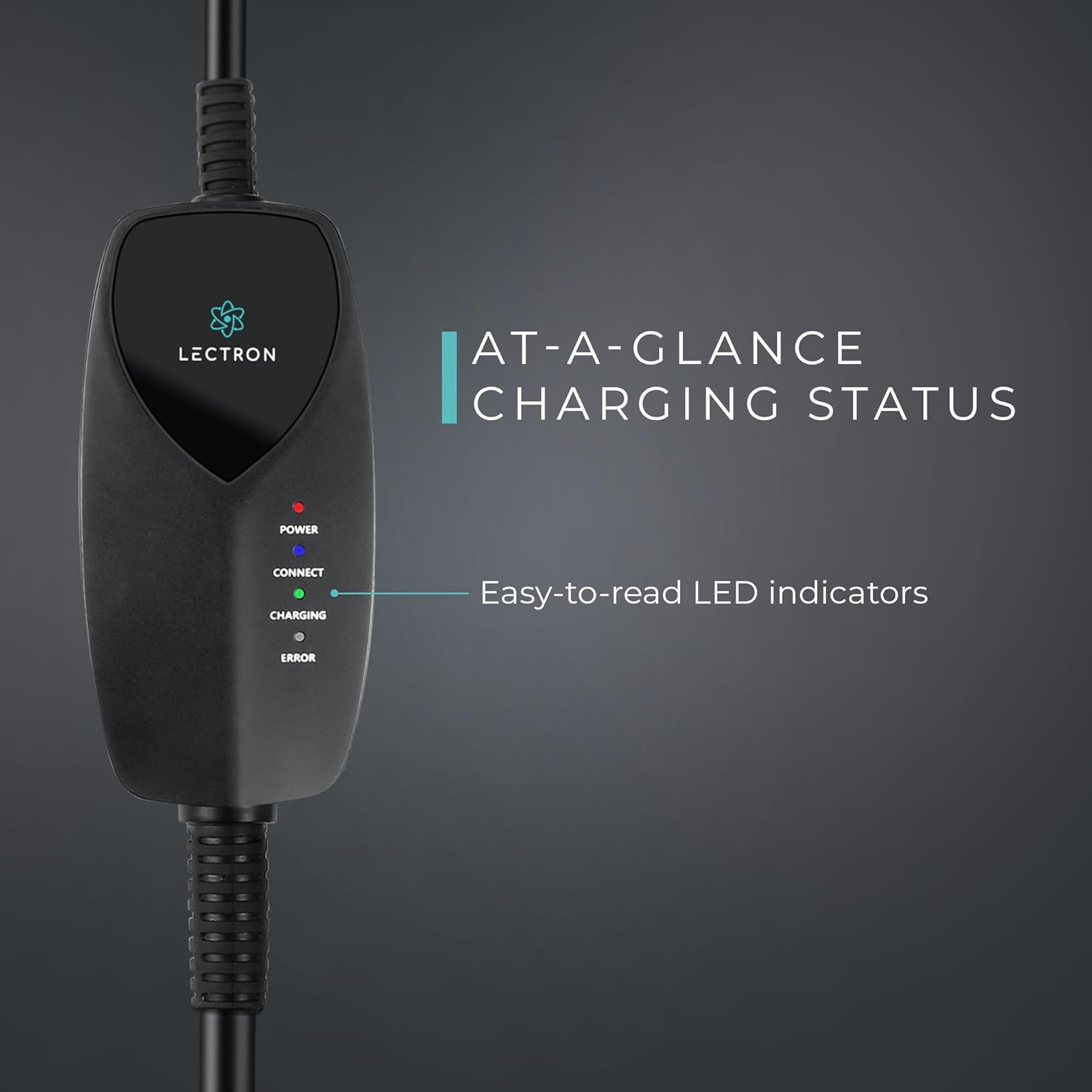Lectron Level 1 Tesla EV Charger (WiFi) with App Control - 120V, 12 Amp, & 16 ft Cord - Portable Charger for Tesla EVs