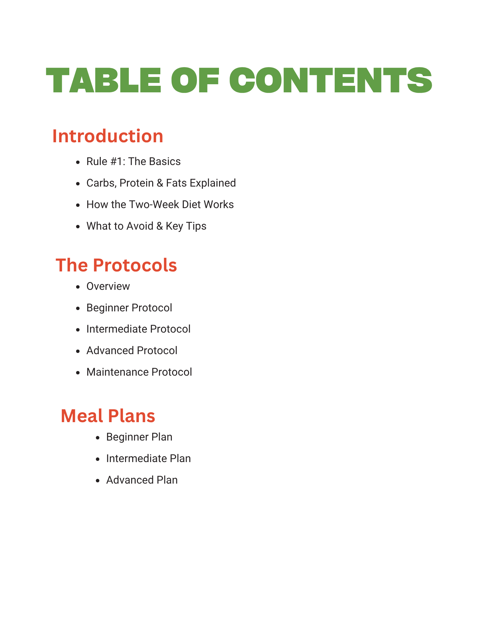 The 2-Weeks Diet Plan