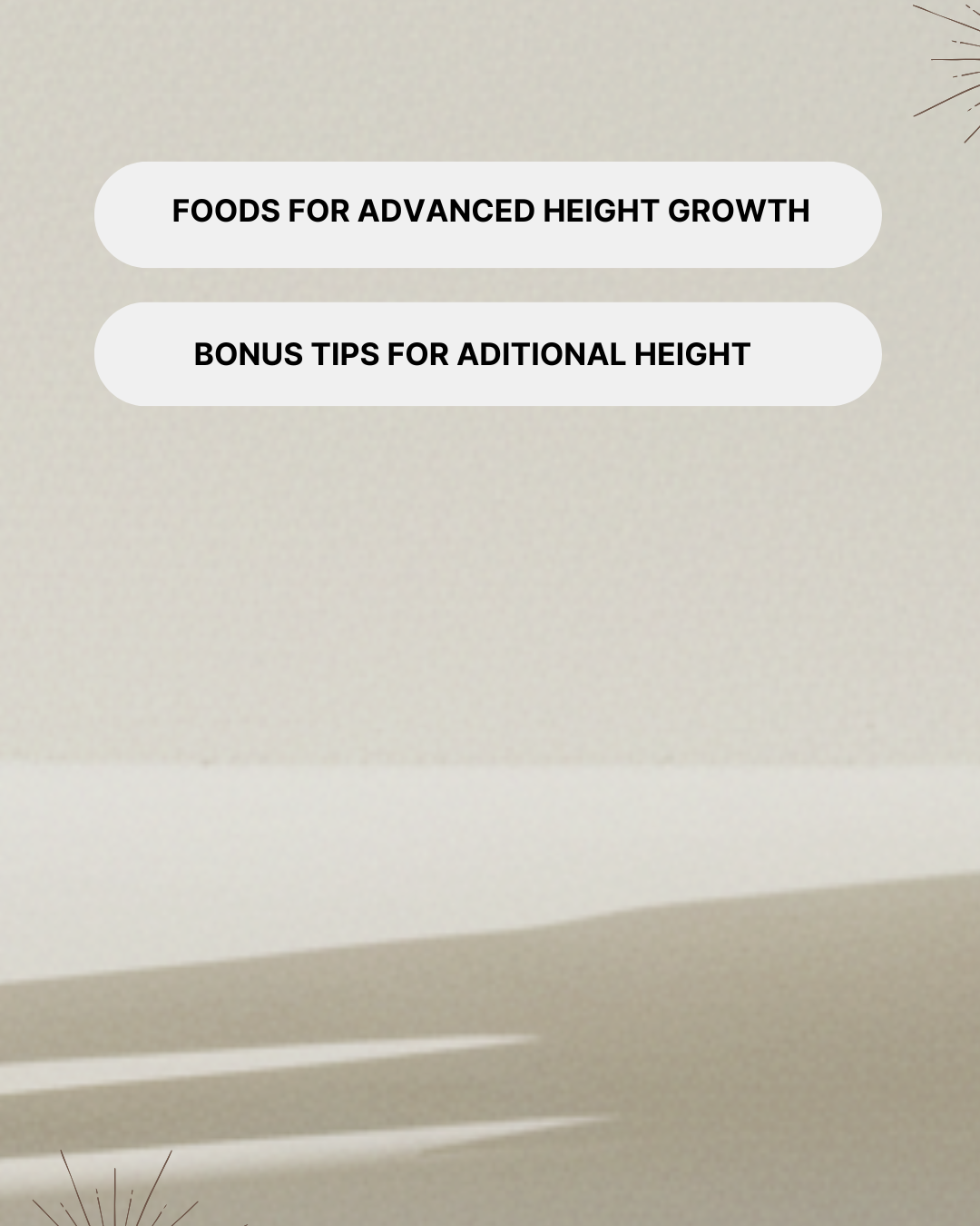 The INCHESAHEAD Height Pill 
