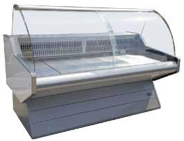 1.8m Curved Glass Meat Chiller
