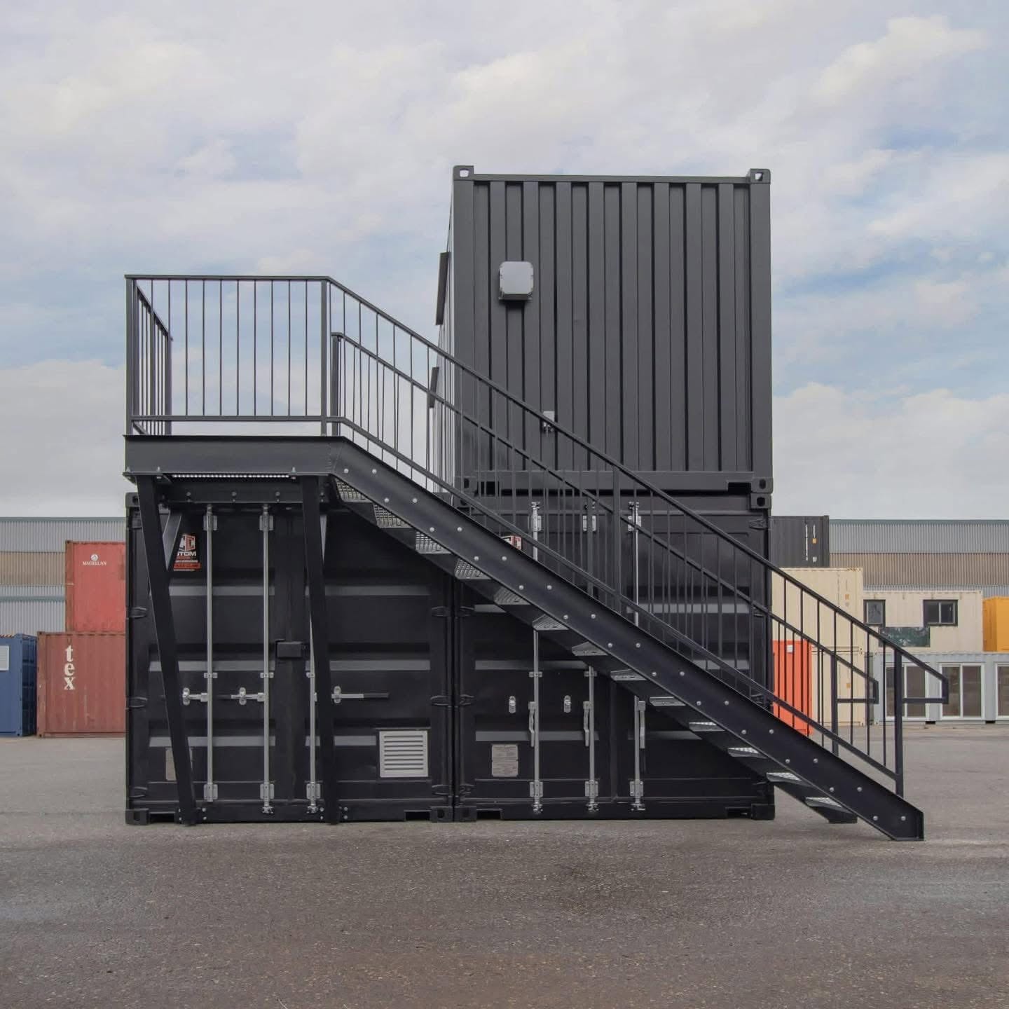 3x 6m 20ft Luxury Two-Story Container Home
