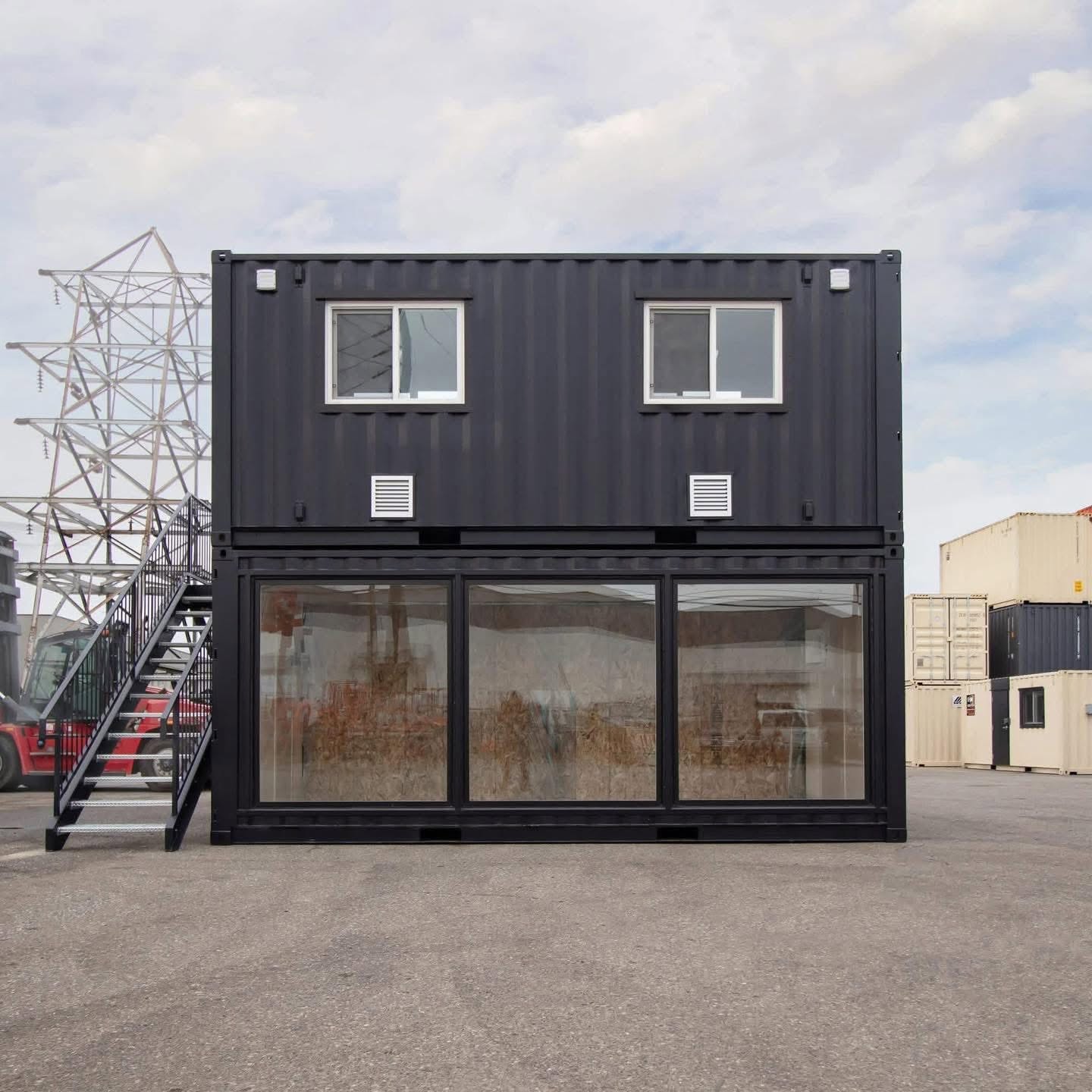 3x 6m 20ft Luxury Two-Story Container Home