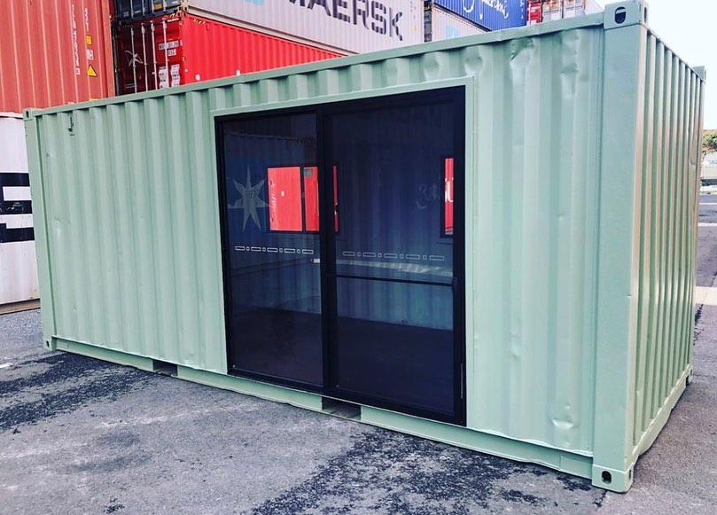 Converted Shipping Container Office