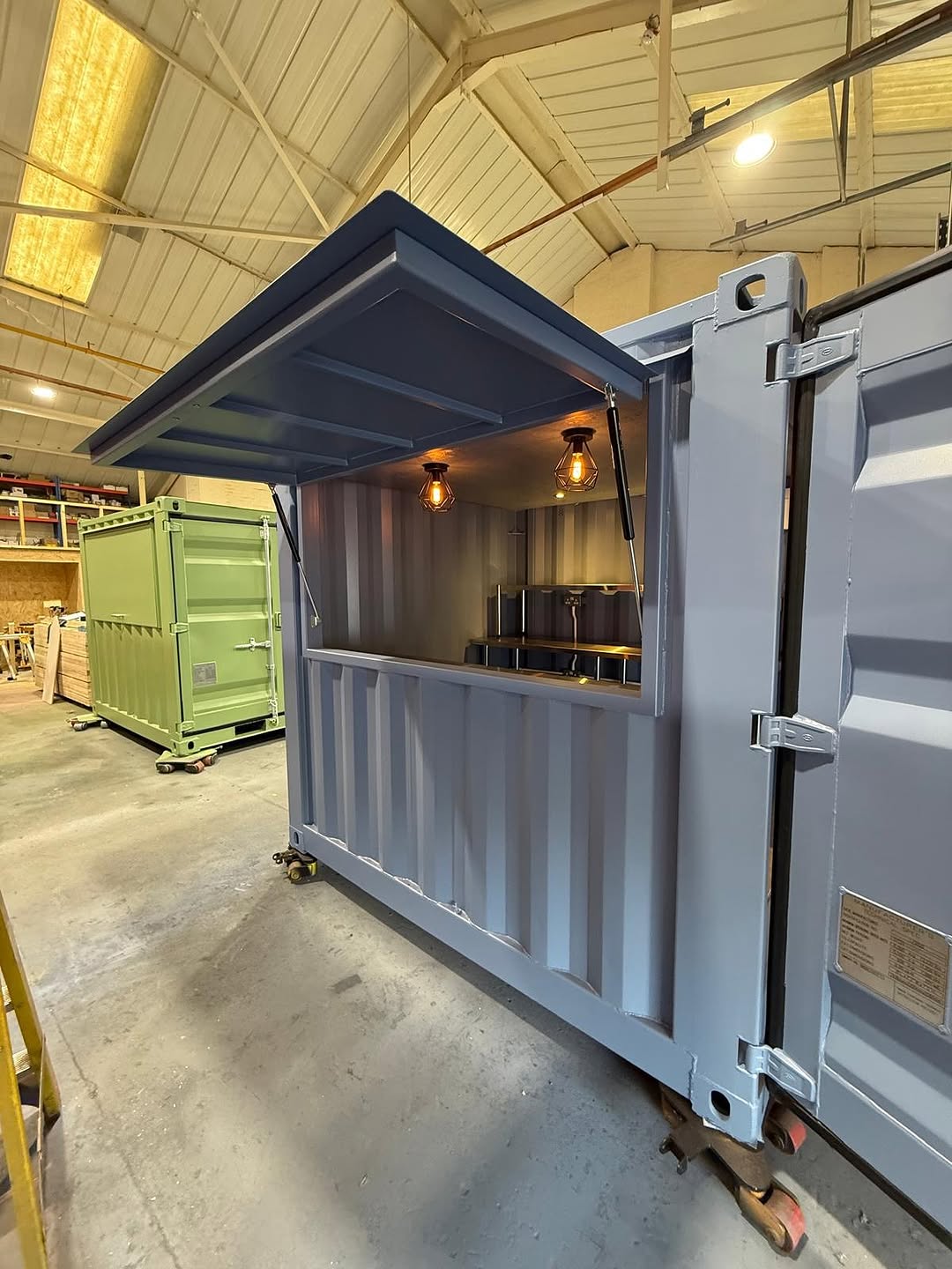 10ft Pop-Up Shipping Container Kiosk