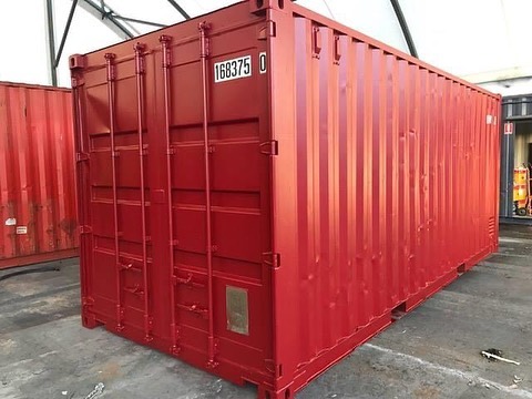 20ft Red Shipping Container