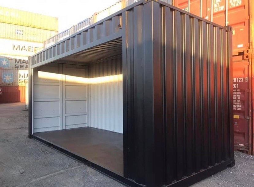 Steel Shipping Container Garage