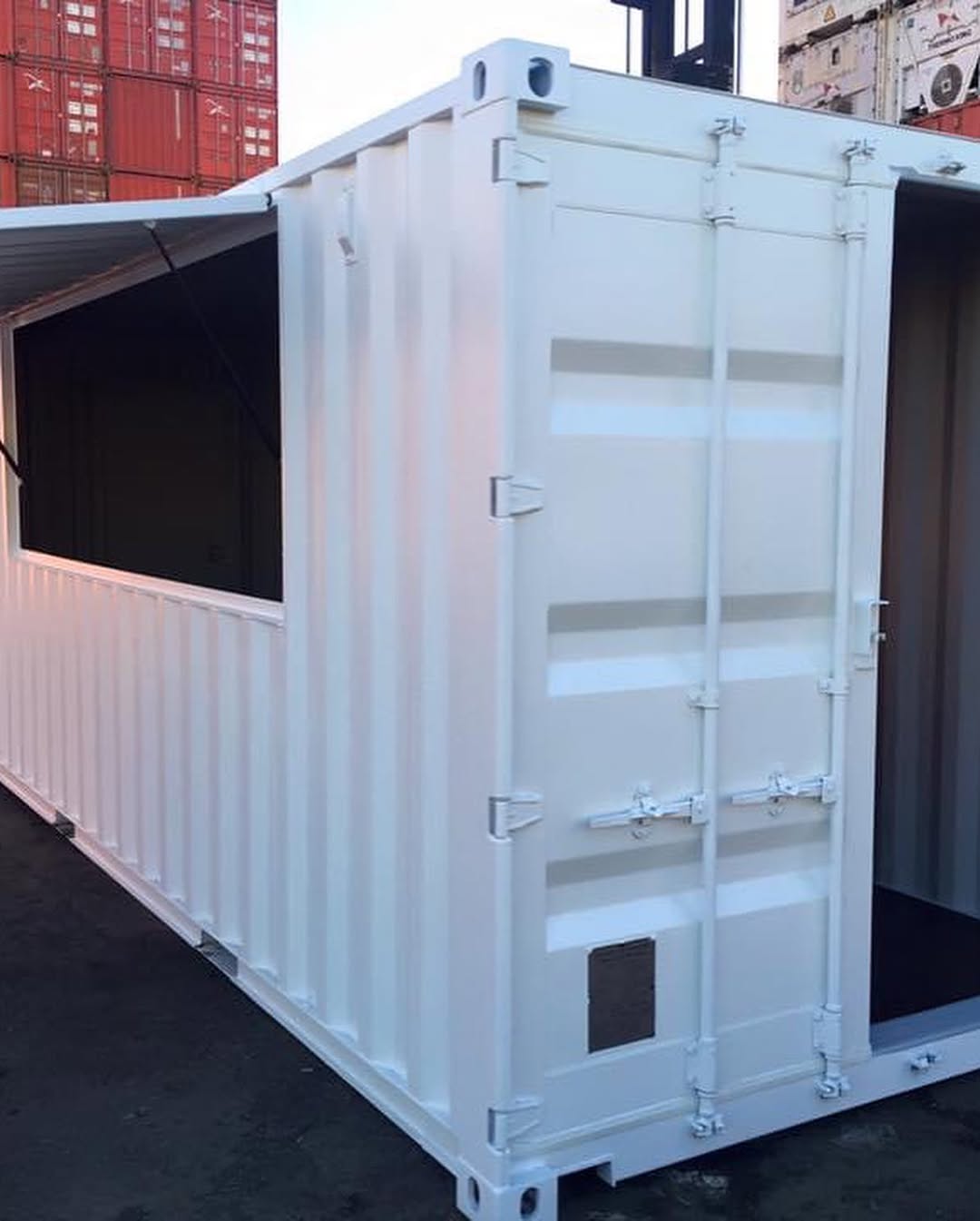 Converted Shipping Container Kiosk