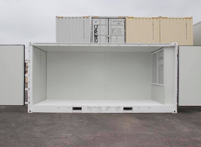 Modified Shipping Container Office