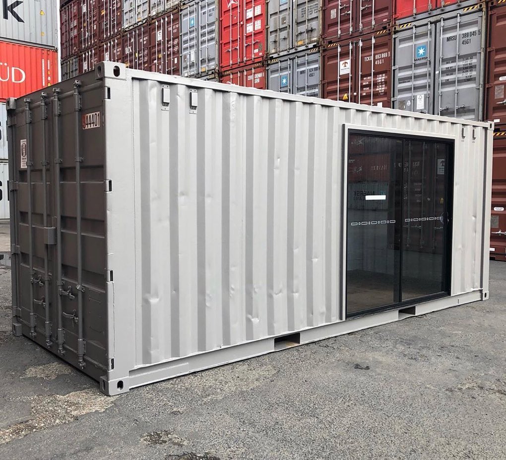 Converted Shipping Container Office