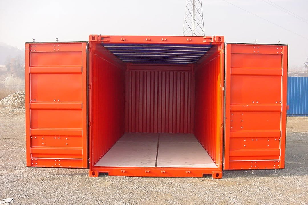 Red Shipping Container