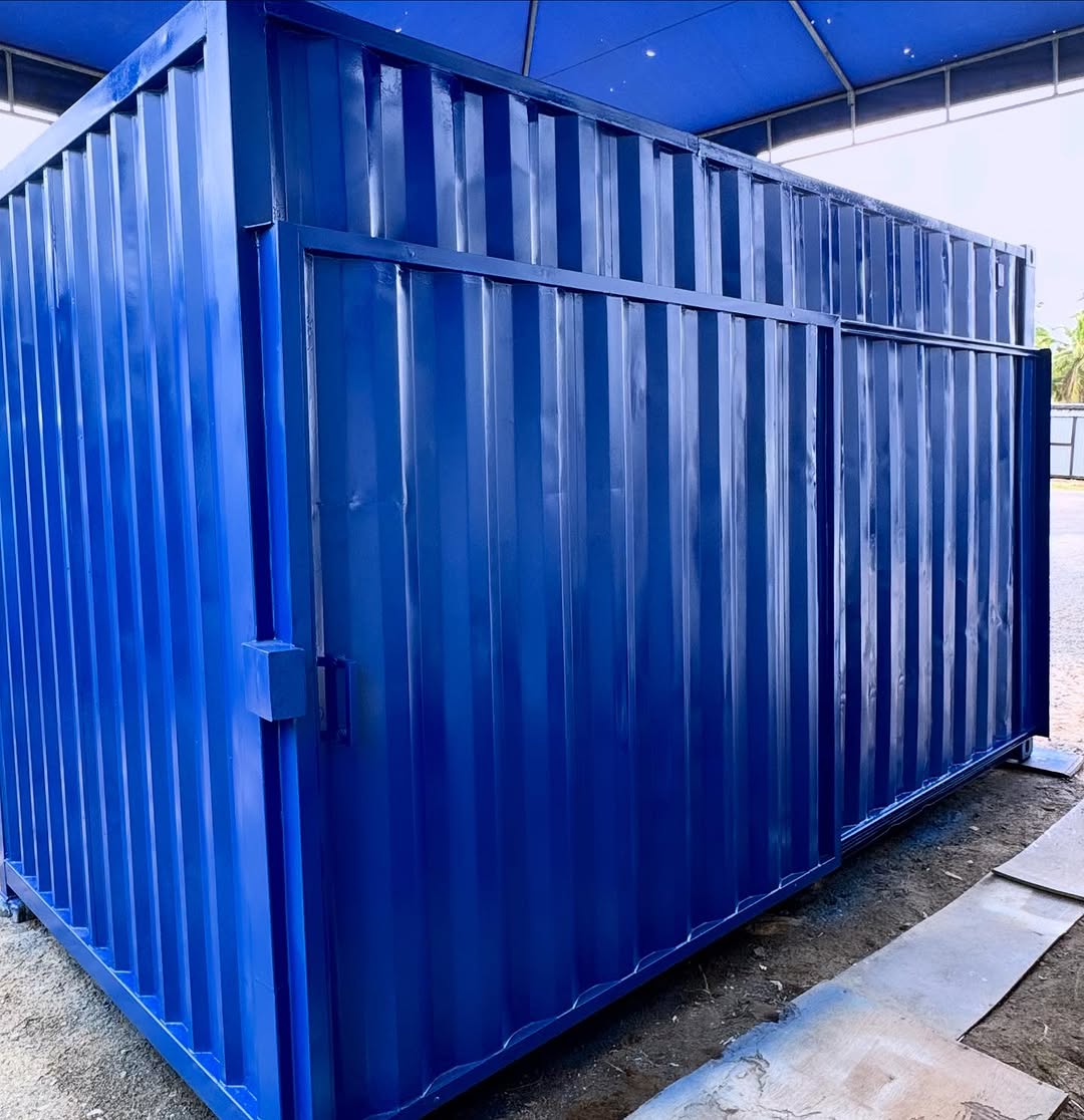 Converted Shipping Container Kiosk