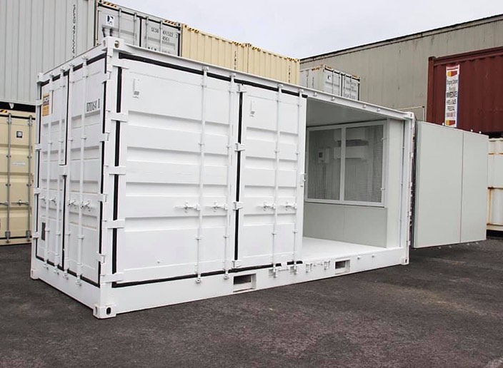 Modified Shipping Container Office