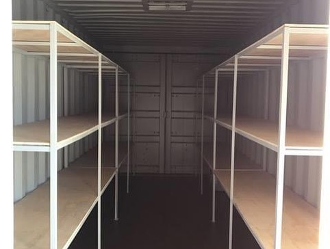 20ft Red Shipping Container