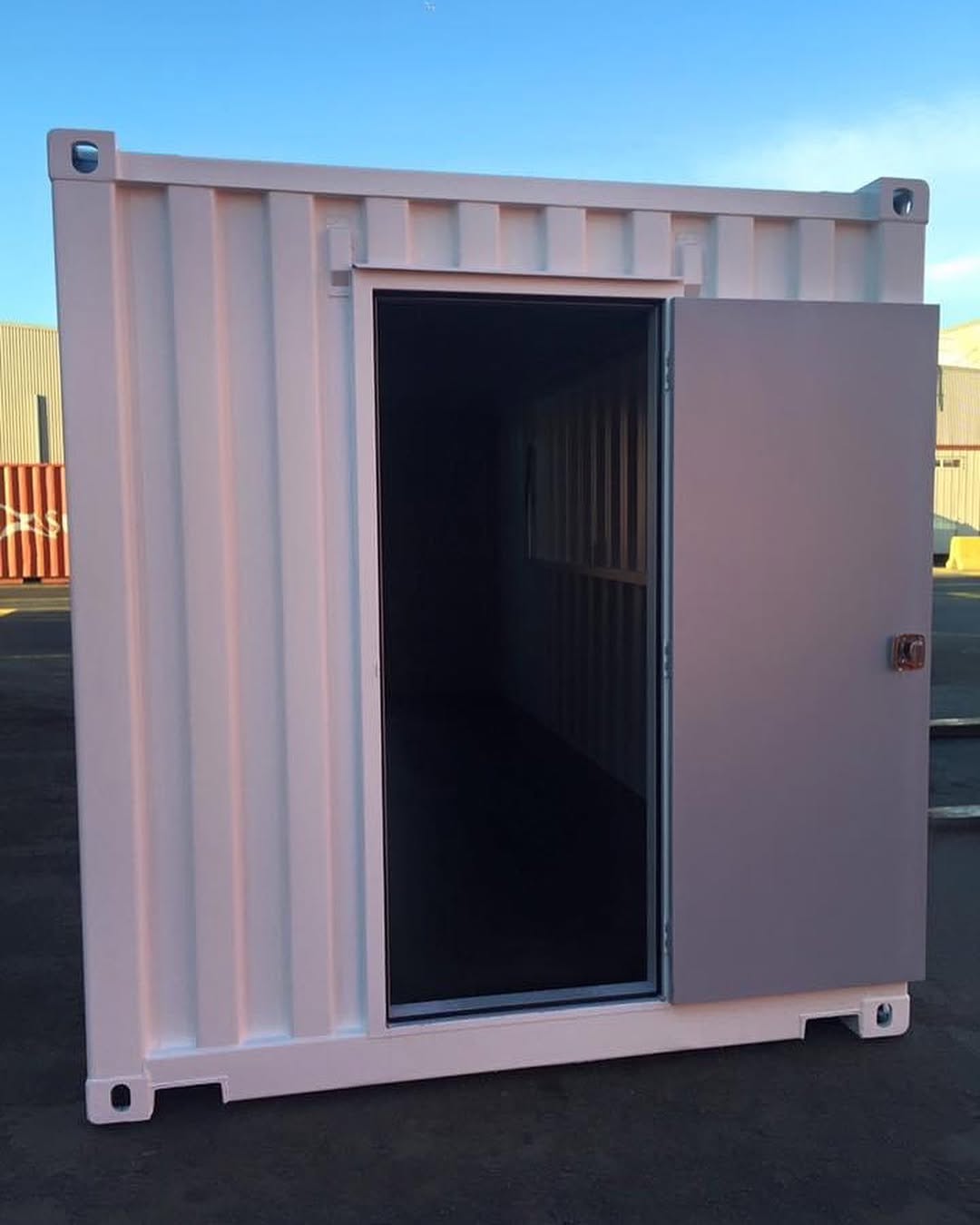 Converted Shipping Container Kiosk