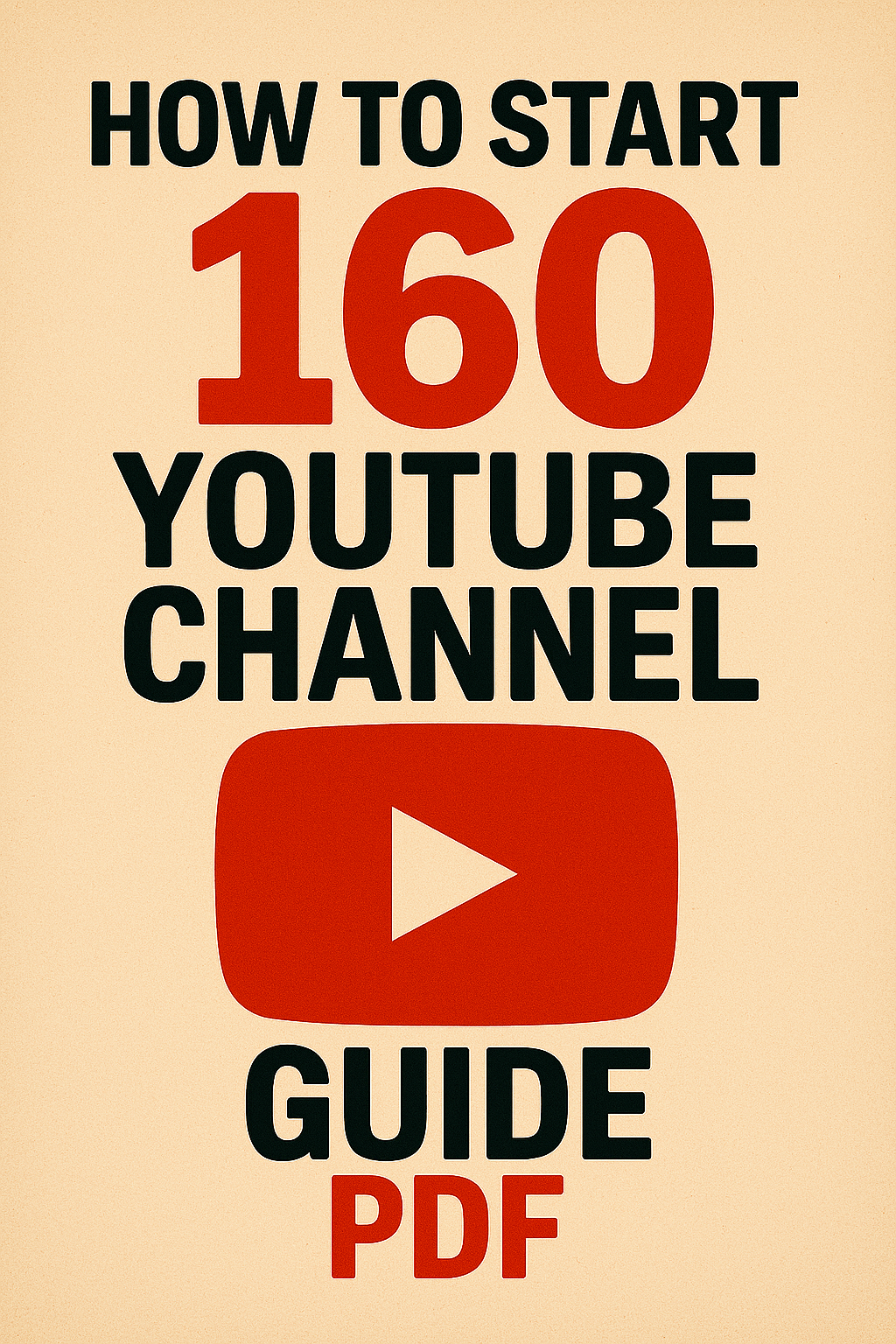Mastery 160 YouTube Channel Guide DOC/PDF