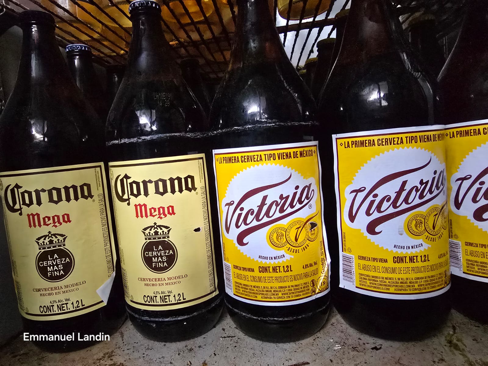 Cervezas Mega Corona y Victoria