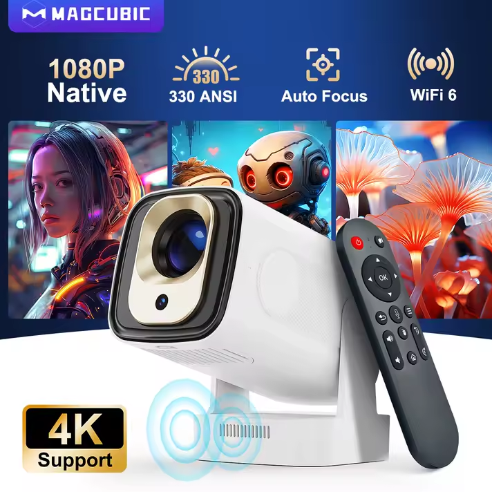 Mini projecteur HY310 | Portable Full HD 1080p, pour home cinéma et bureau