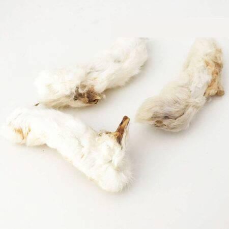 PATAS DE CONEJO CON PELO