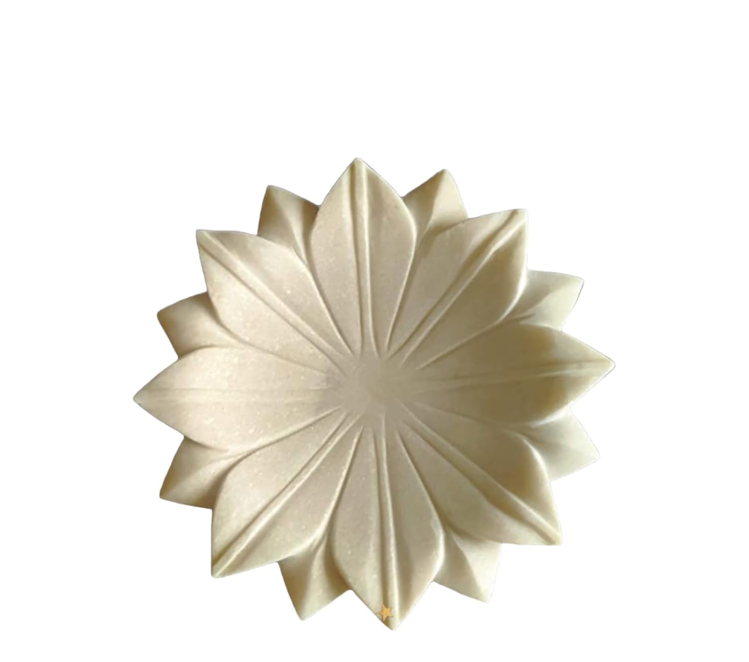 Marble Kamal Plate Decorative Article