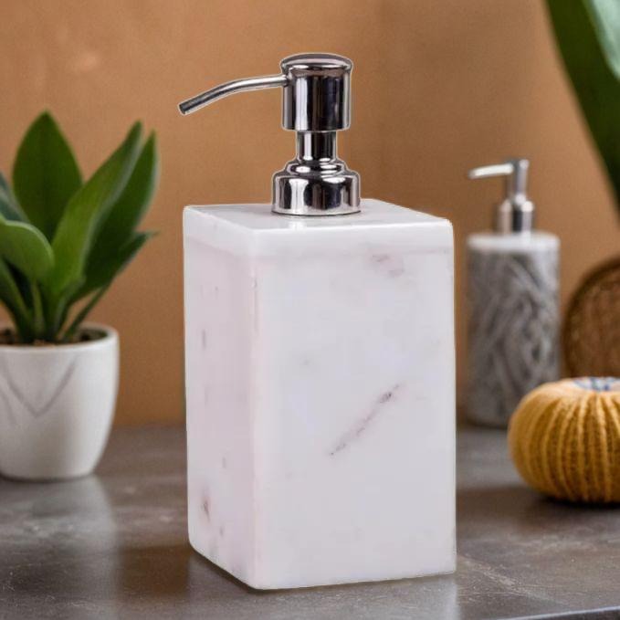 Marble Soap Dispenser 7.1 * 2.5 inches,