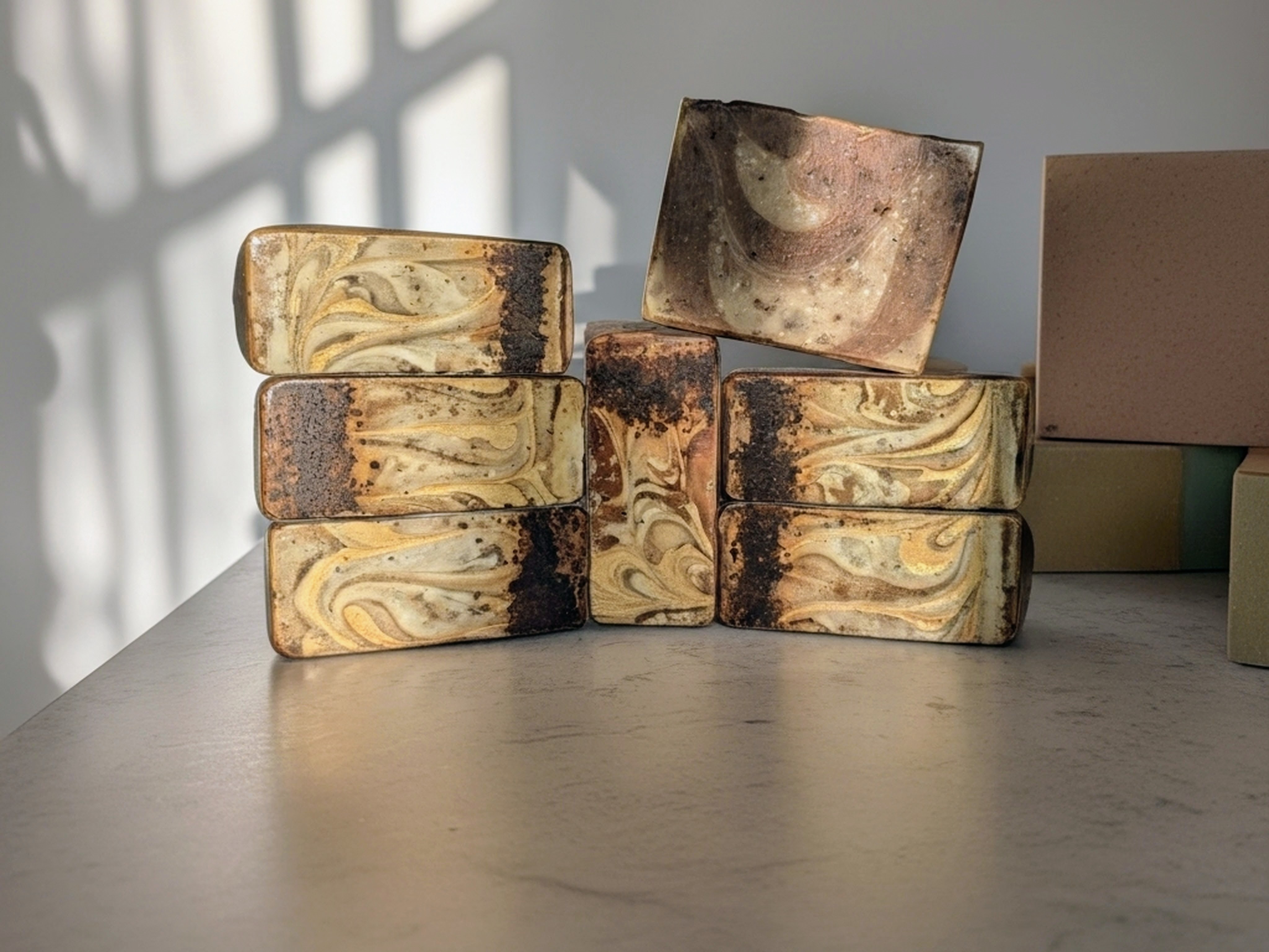 Cocoa Café Latte Coffee Scrub Bar