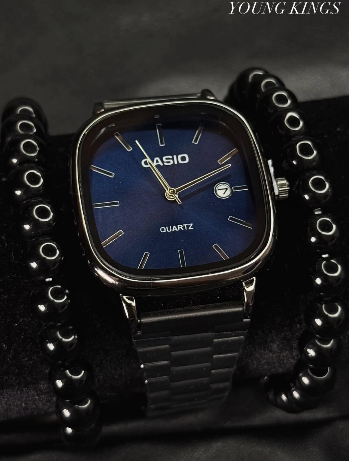 CASIO VINTAGA-CARA AZUL