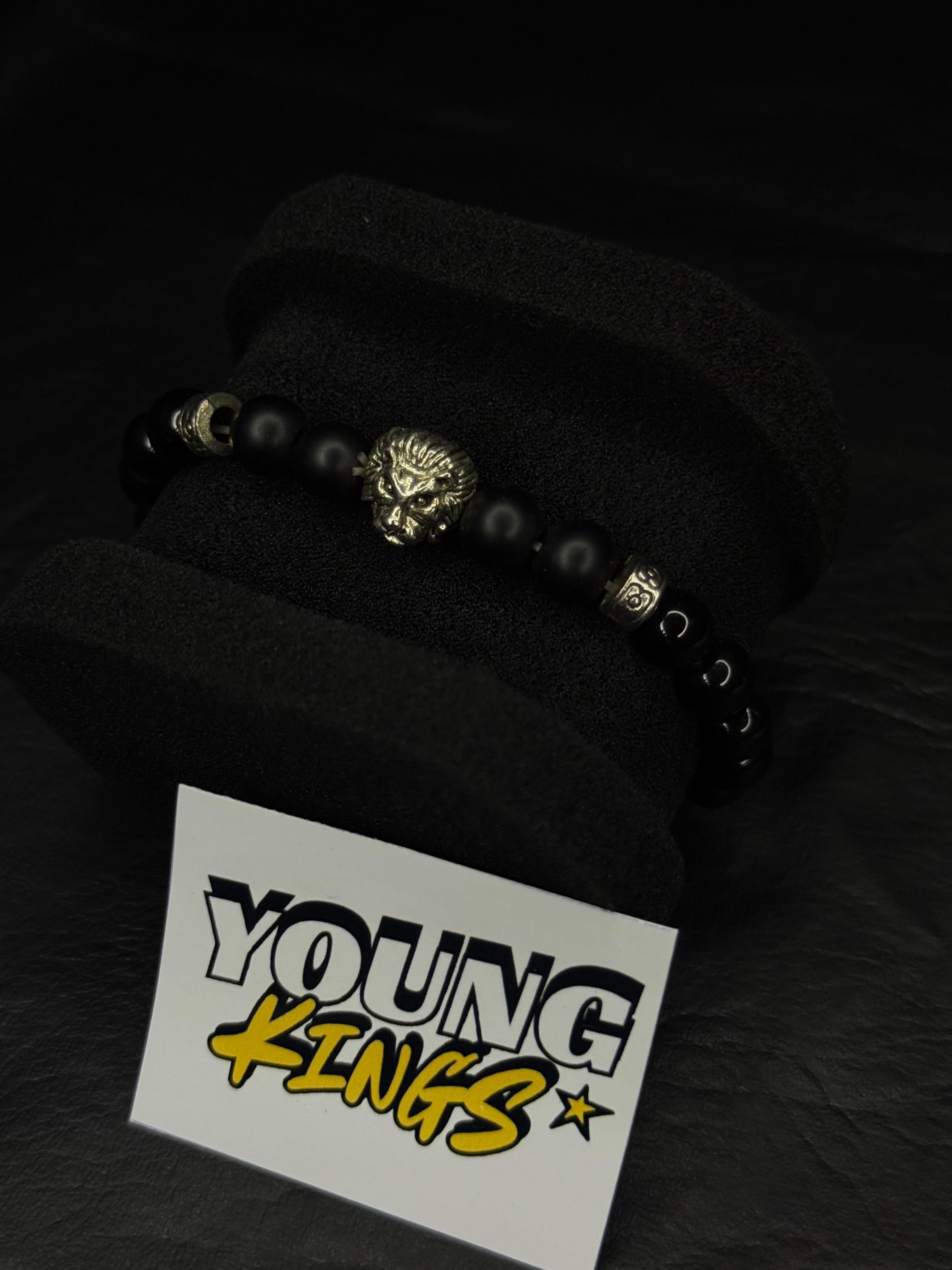 Pulsera de cuentas negras