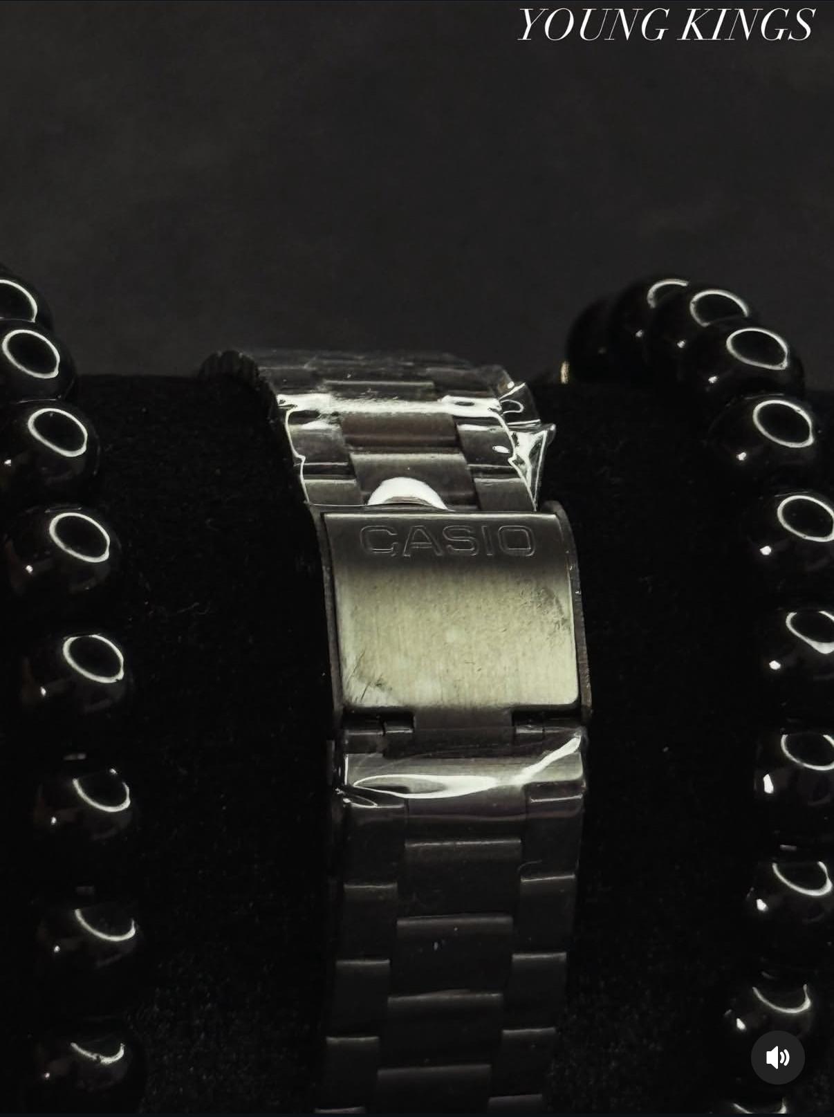 CASIO VINTAGA-CARA AZUL