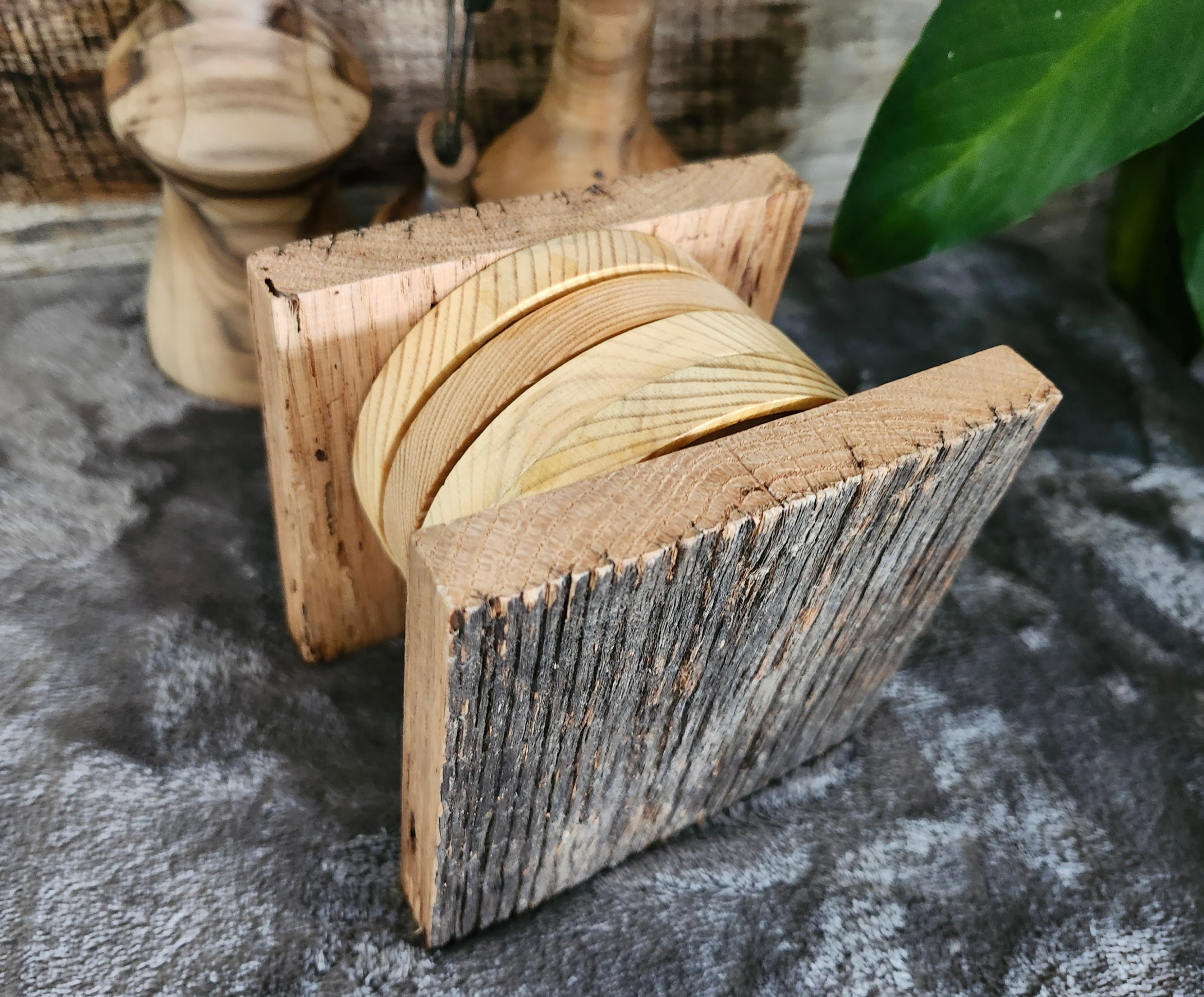 Handcrafted Christmas Coaster Set