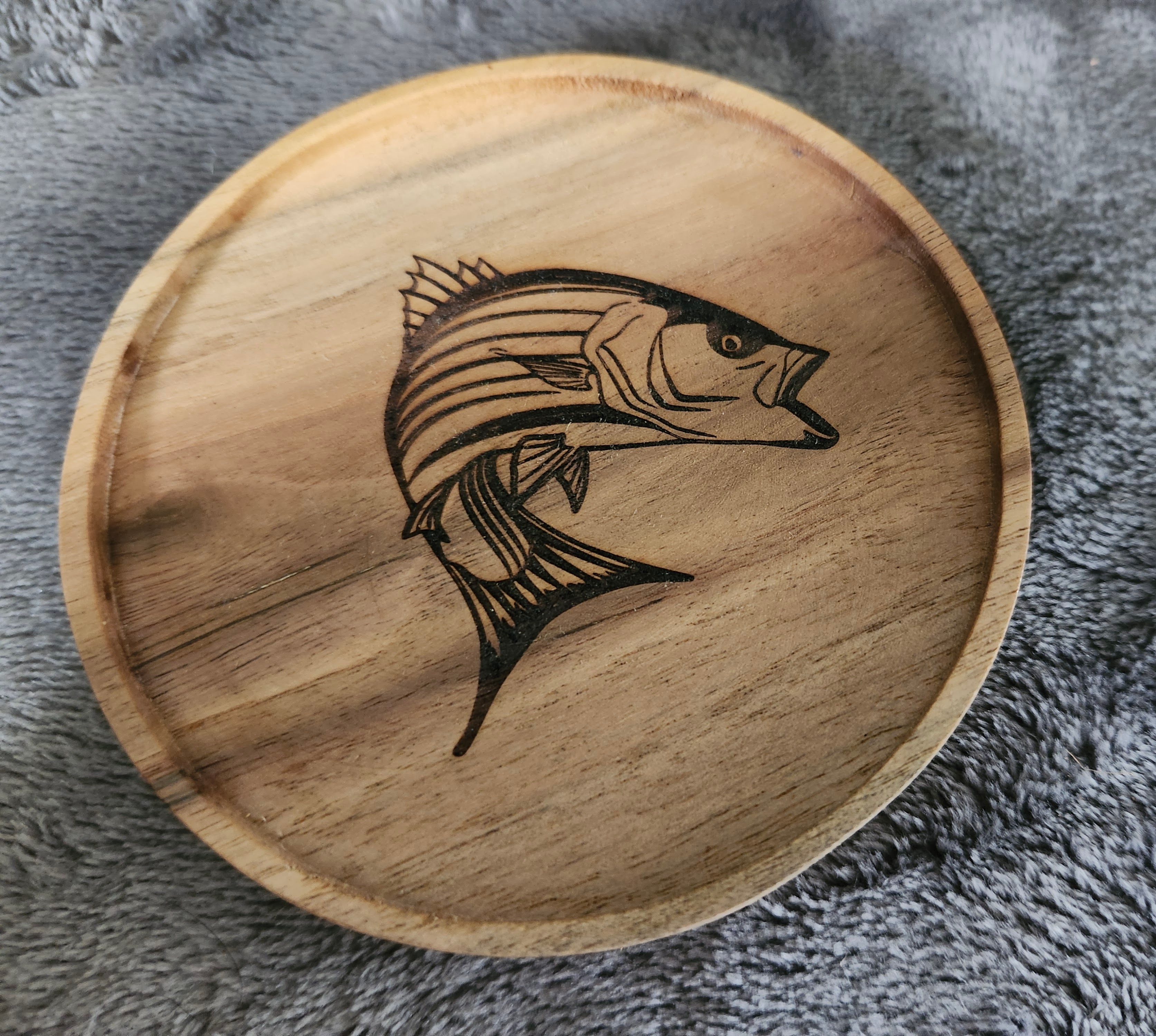 Handcrafted Wooden Coaster Set