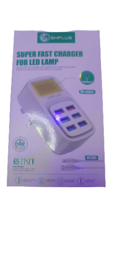 6in1 SHPLUS Super Fast Charger for LED Lamp
