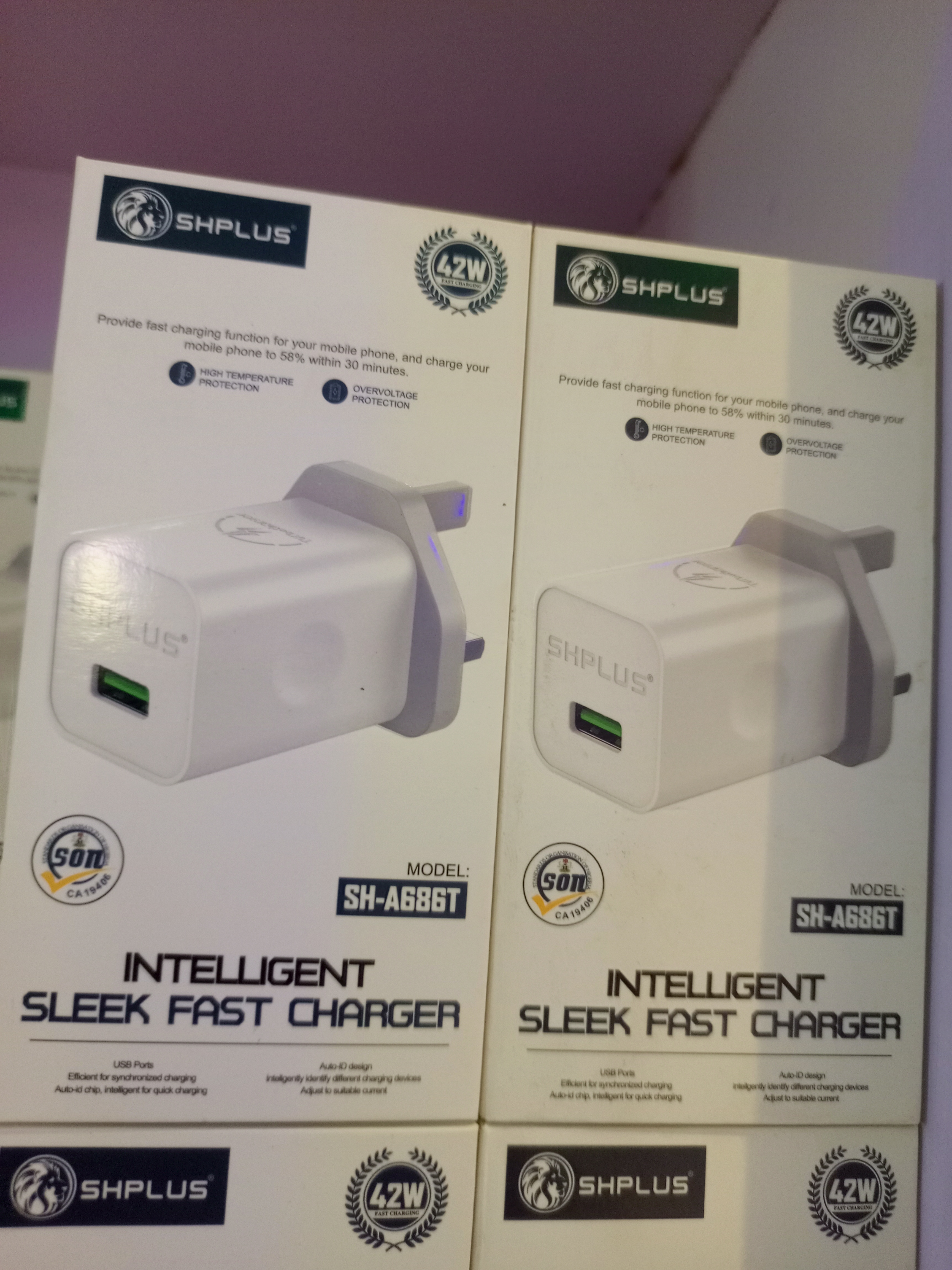 SHPLUS Intelligent Sleek Fast Charger Type C