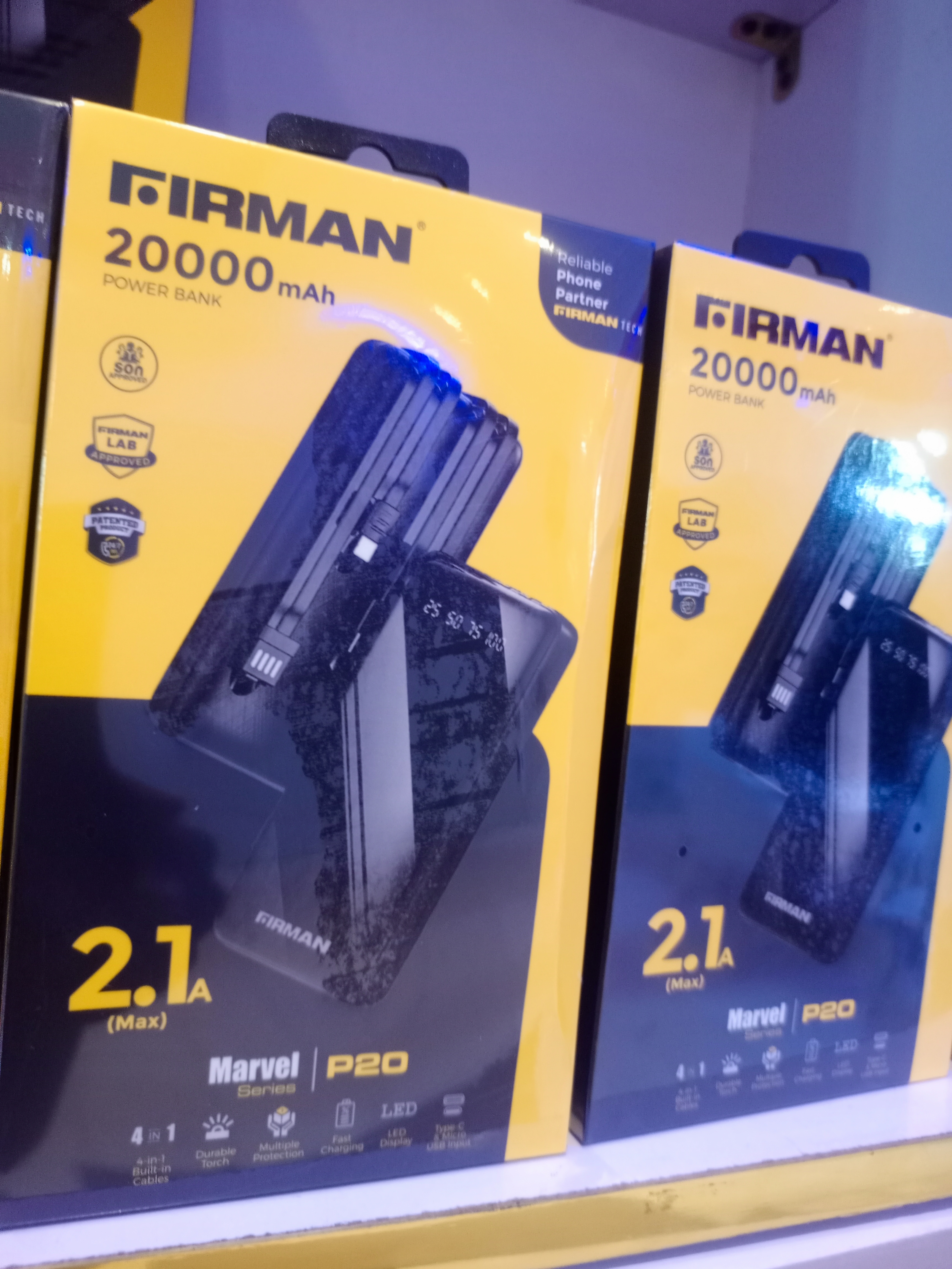 Firman Marvel P20 Power Bank 20000mAh