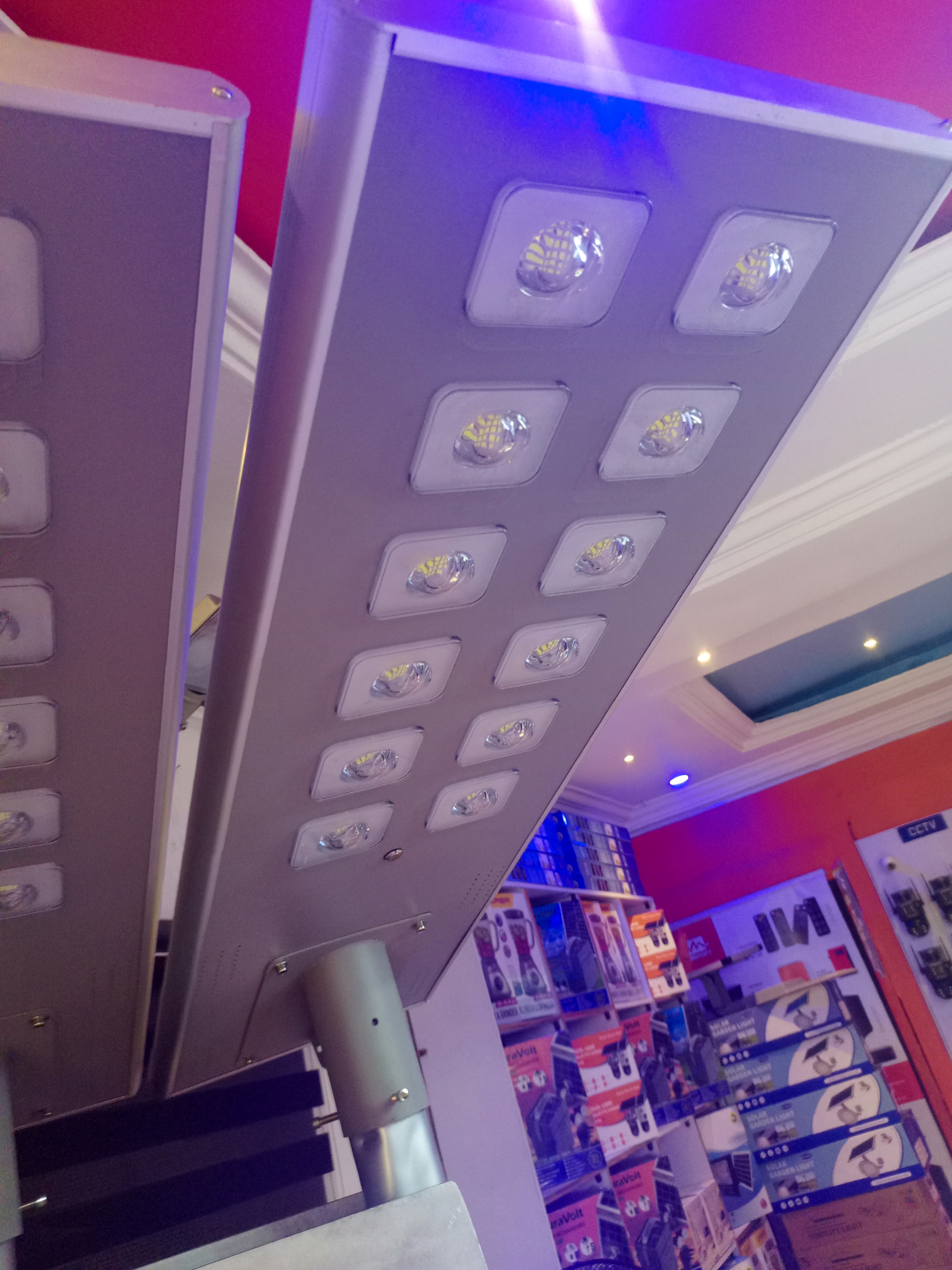 Triple-Head Solar Street Light