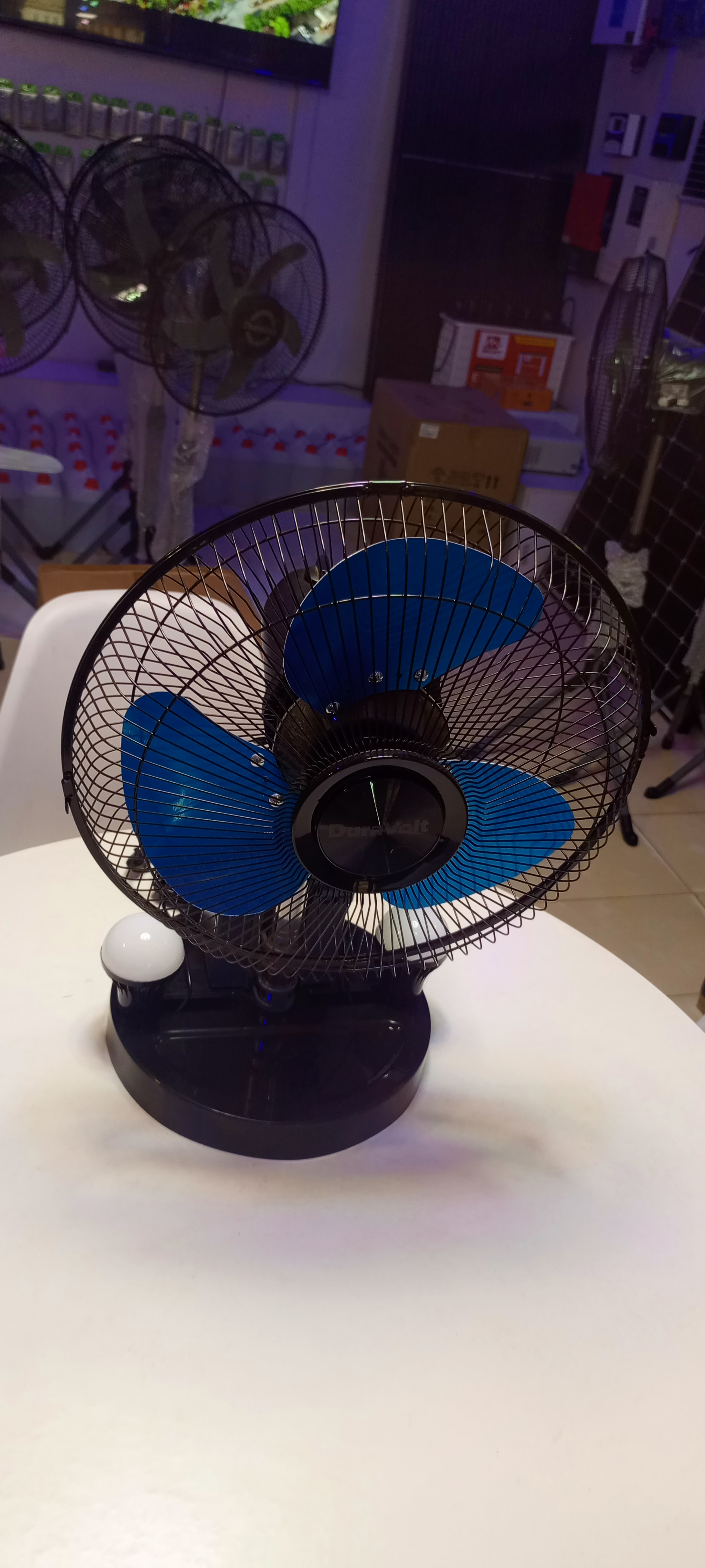 Duravolt Solar Table Fan