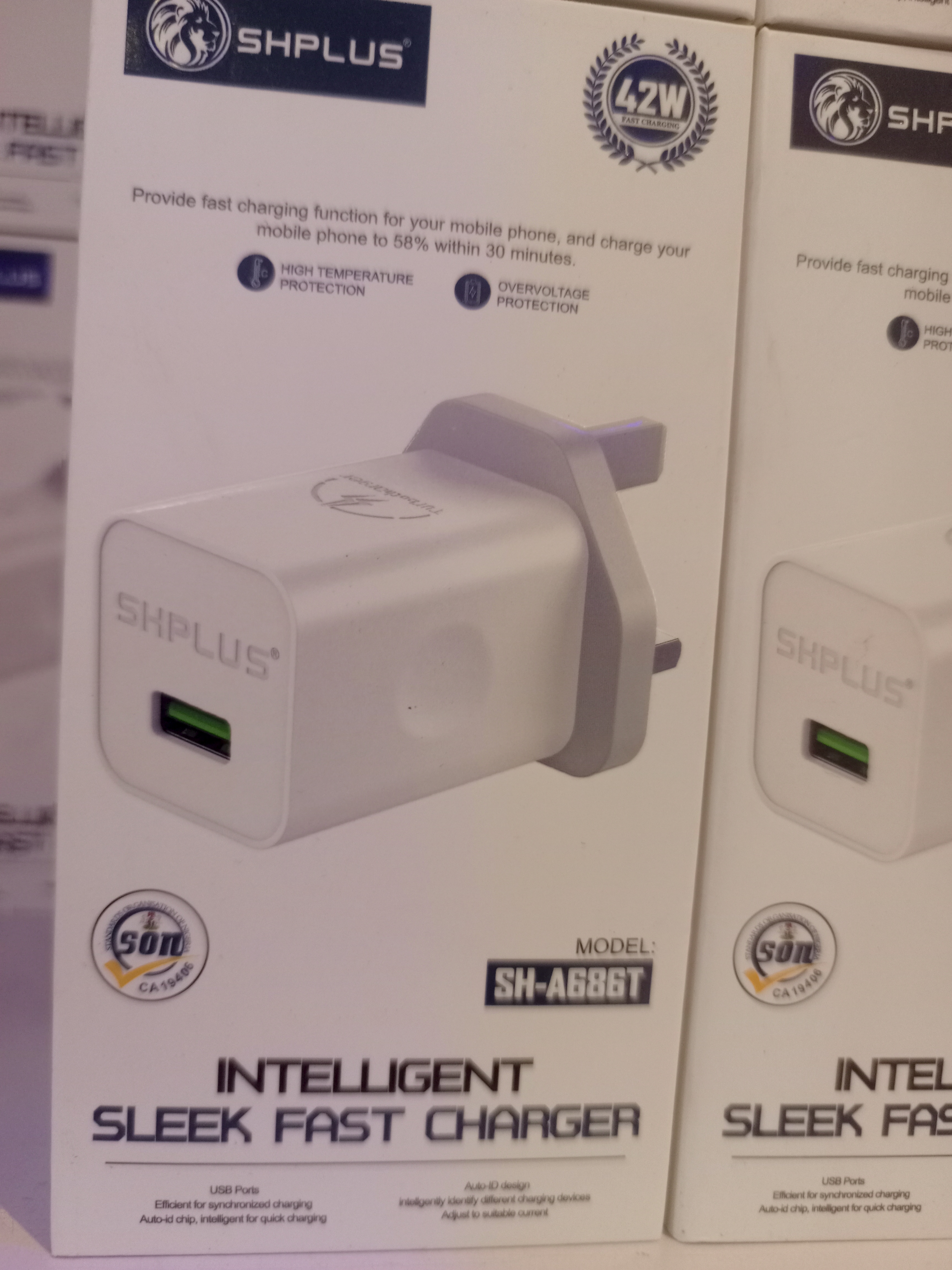SHPLUS Intelligent Sleek Fast Charger Type C