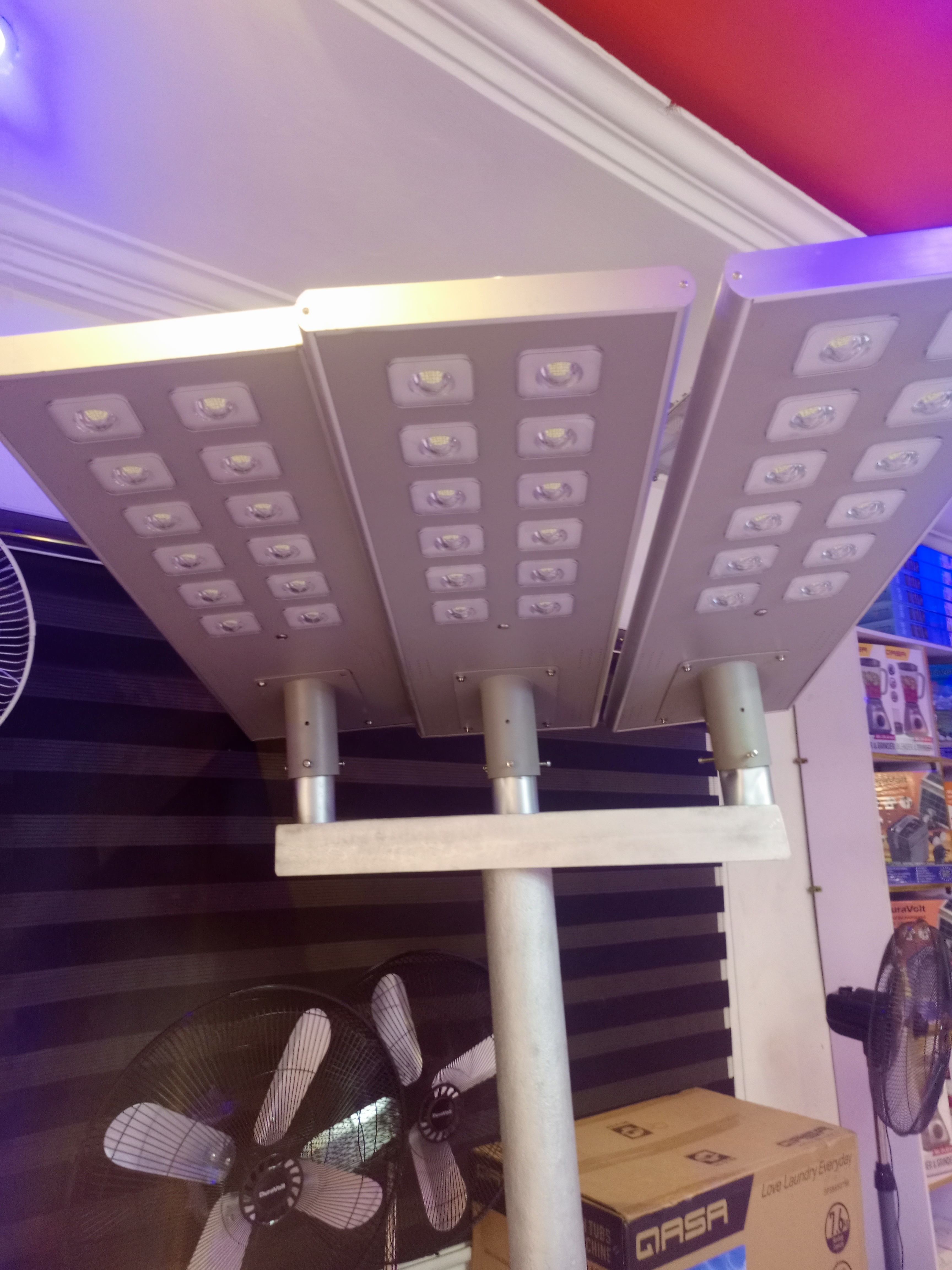 Triple-Head Solar Street Light