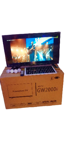 AC/DC Rechaargeable Smart Android Solar TV ,/43"inches" Android HDTV GW2000+ Frameless TV--SPL