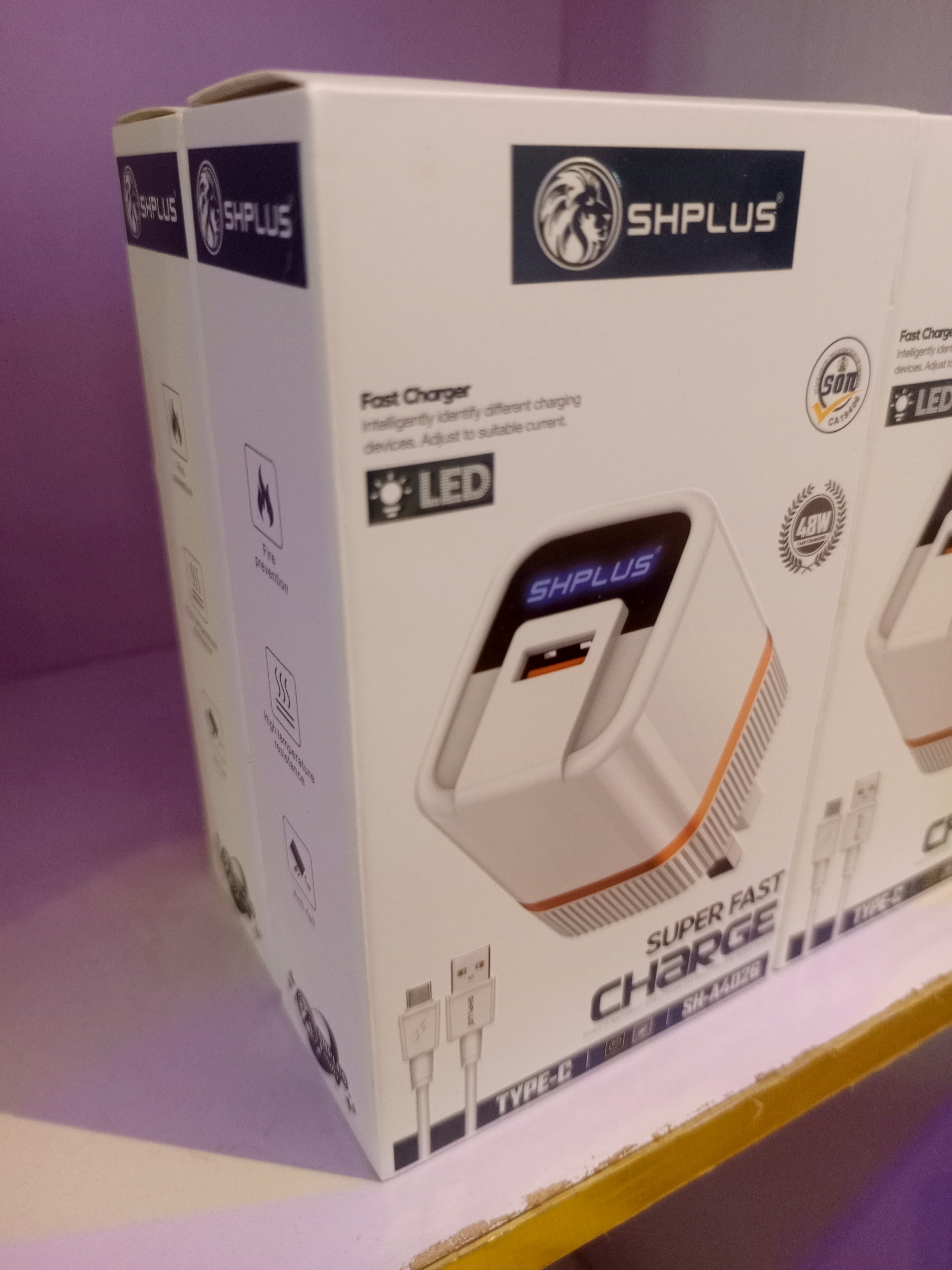 SHPLUS Super Fast Charger Type C
